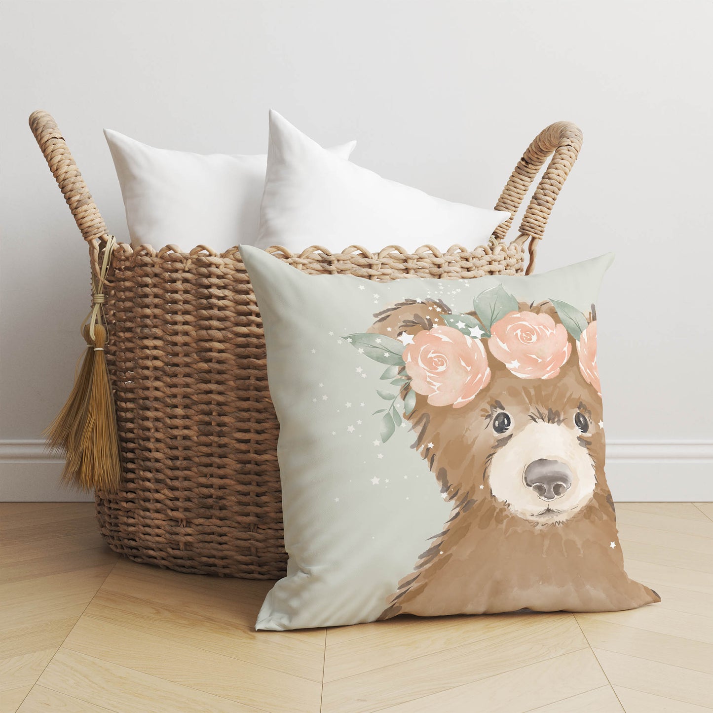 Bearly Throw Pillow