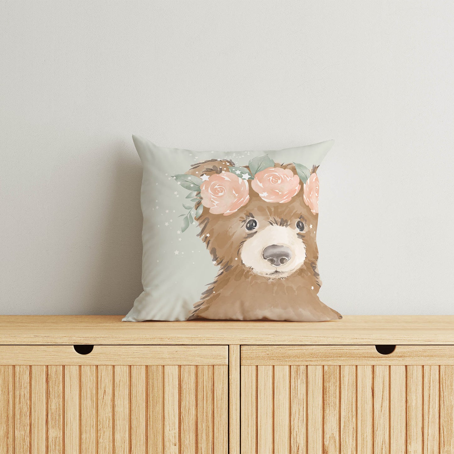 Bearly Throw Pillow