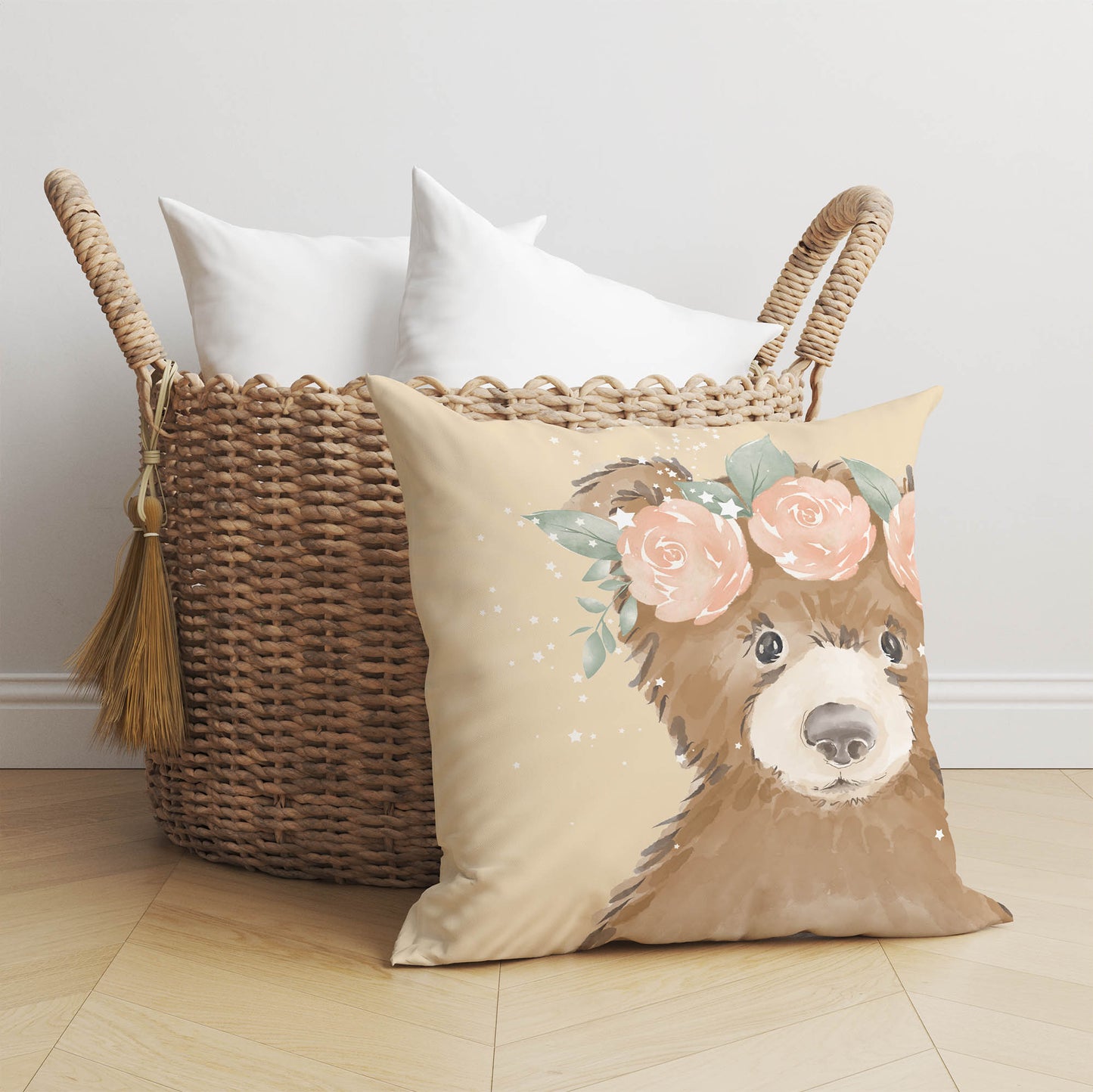 Bearly Throw Pillow
