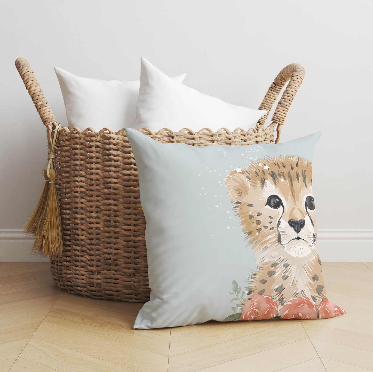 Lil Leopard Throw Pillow