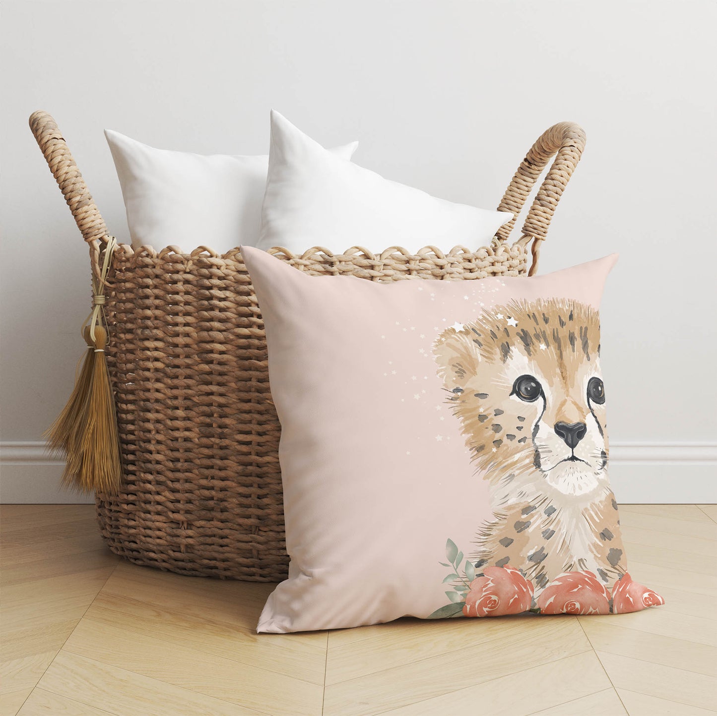 Lil Leopard Throw Pillow