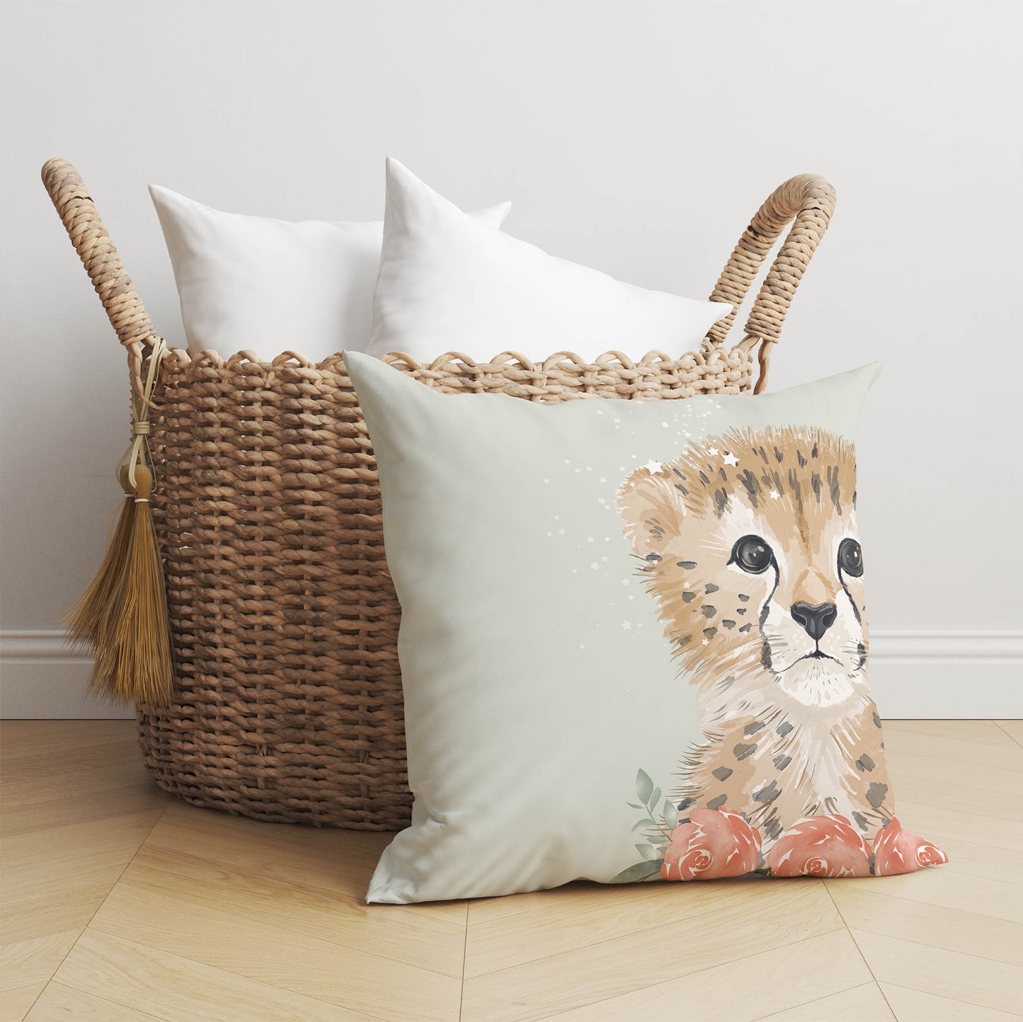 Lil Leopard Throw Pillow