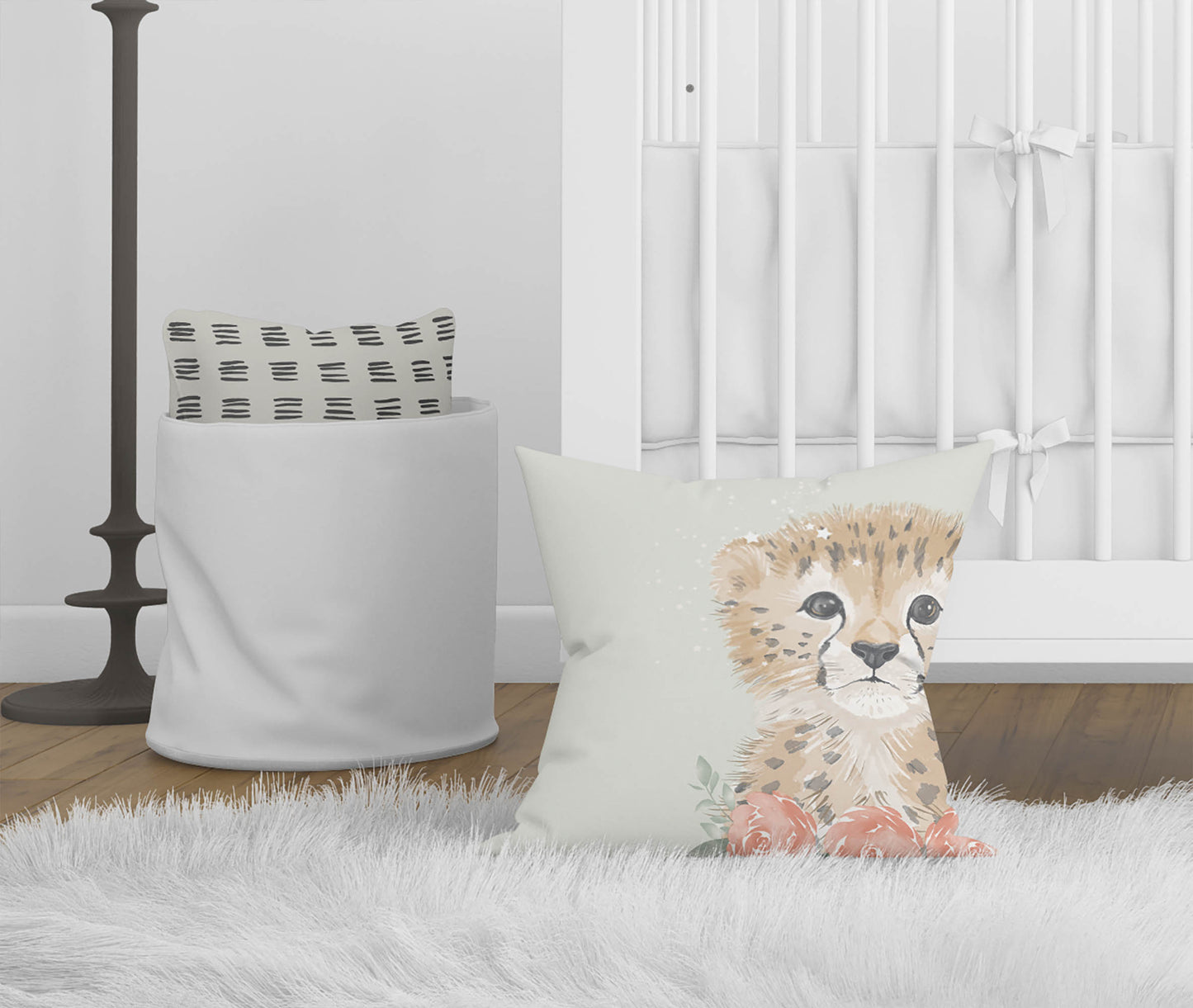 Lil Leopard Throw Pillow