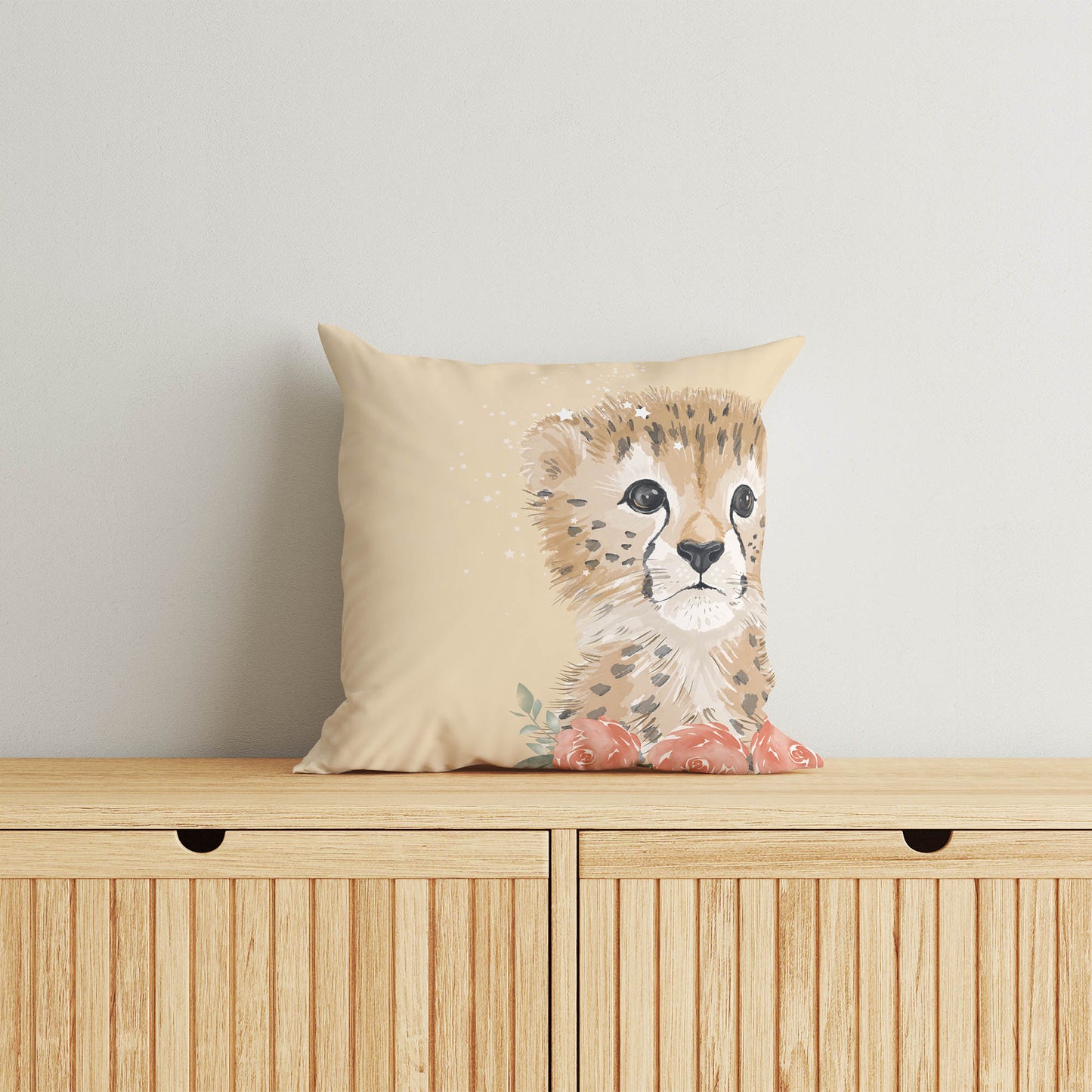 Lil Leopard Throw Pillow