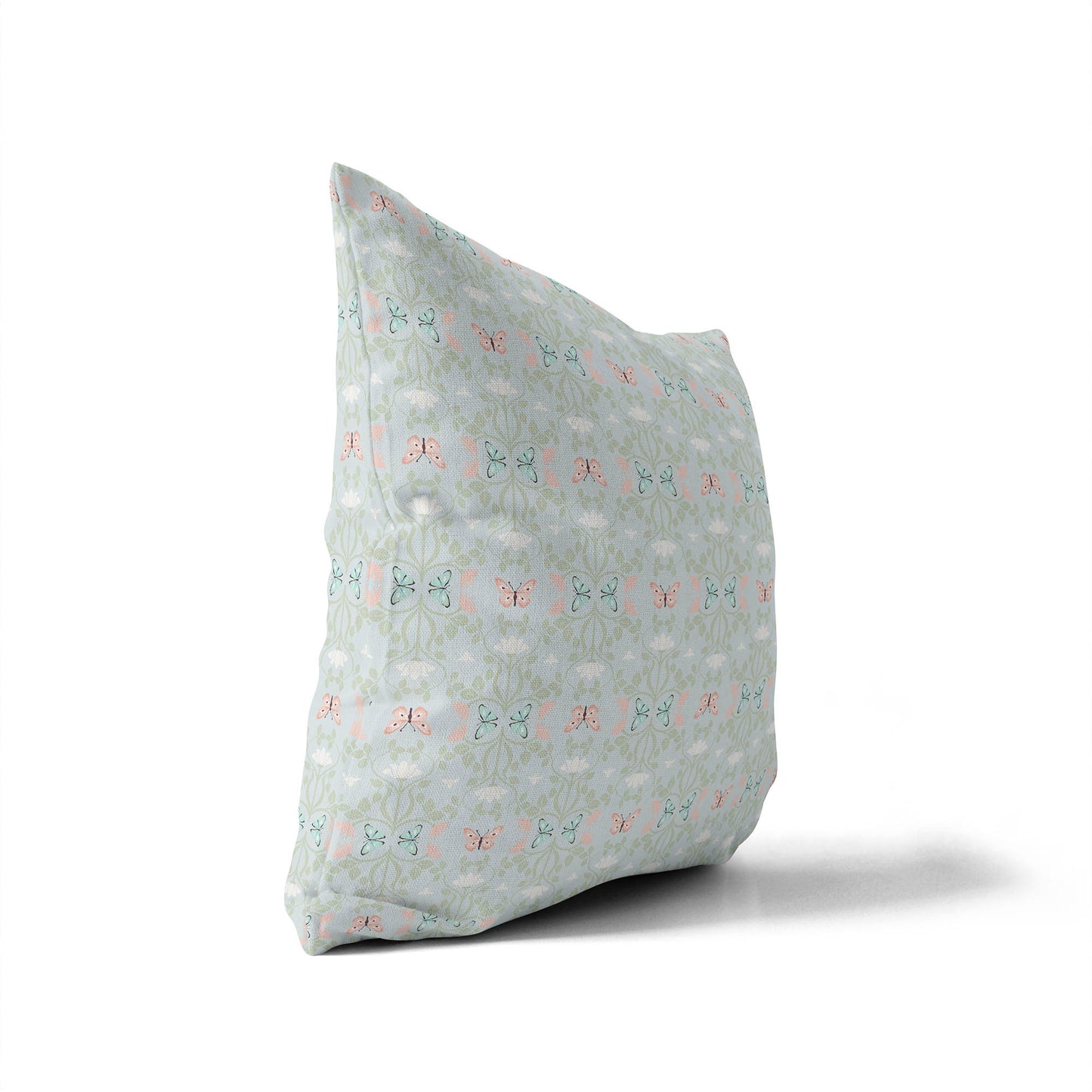 Bees & Butterflies Throw Pillow