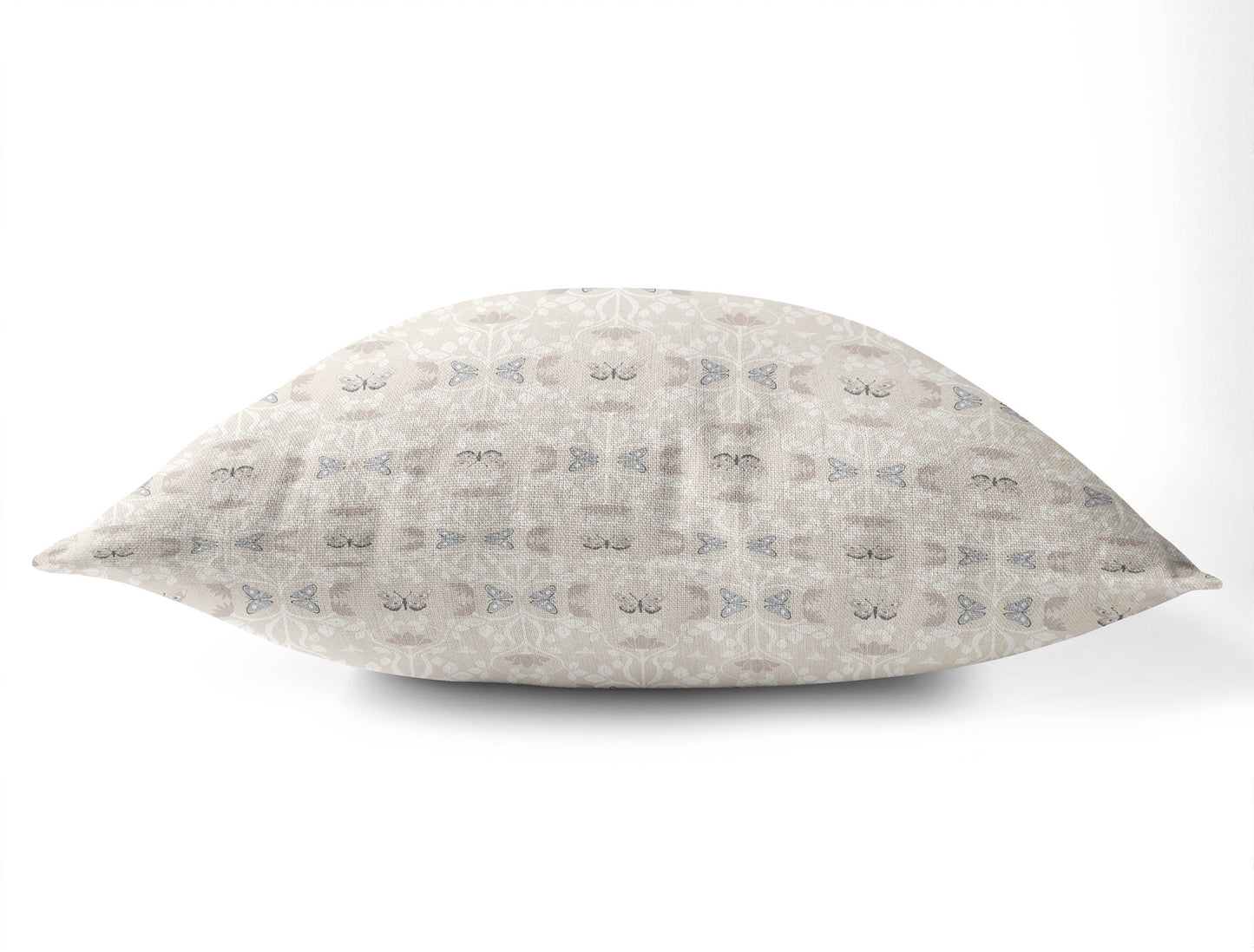 Bees & Butterflies Throw Pillow