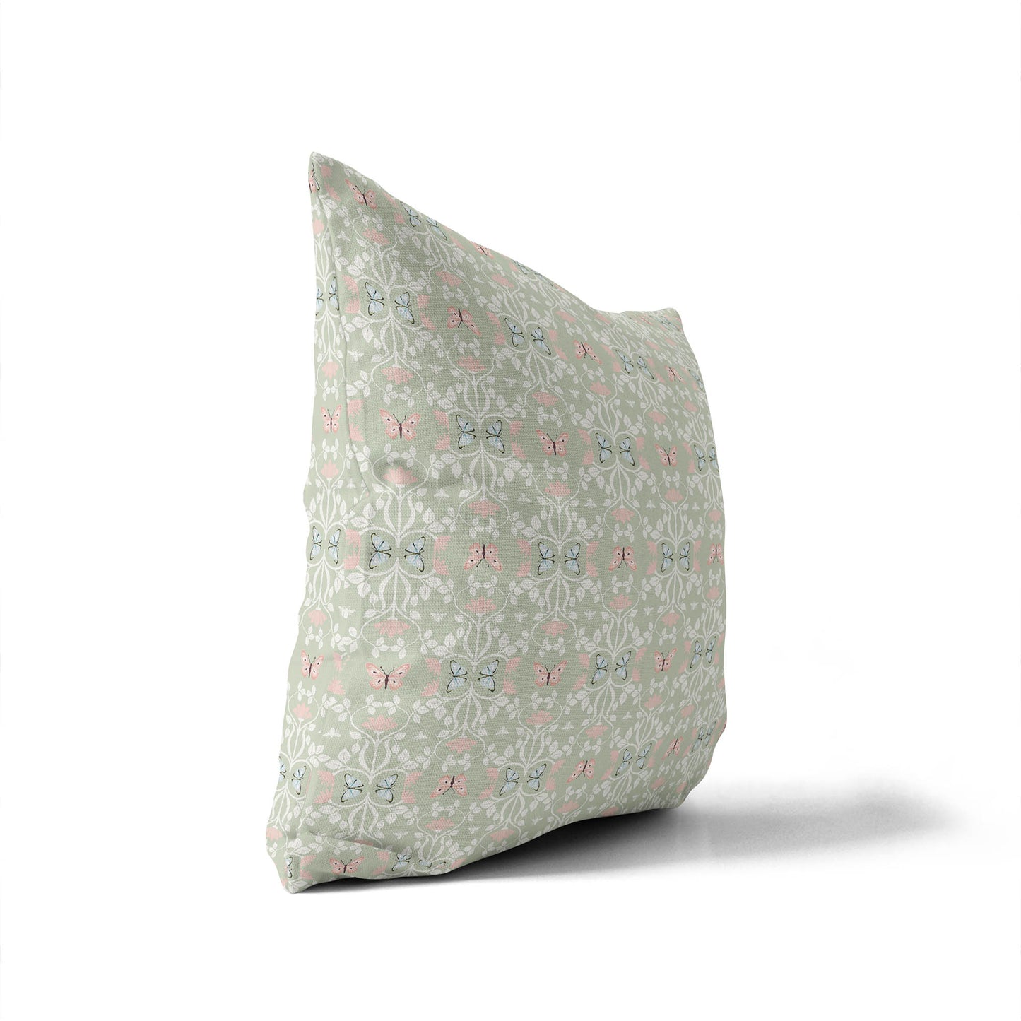 Bees & Butterflies Throw Pillow