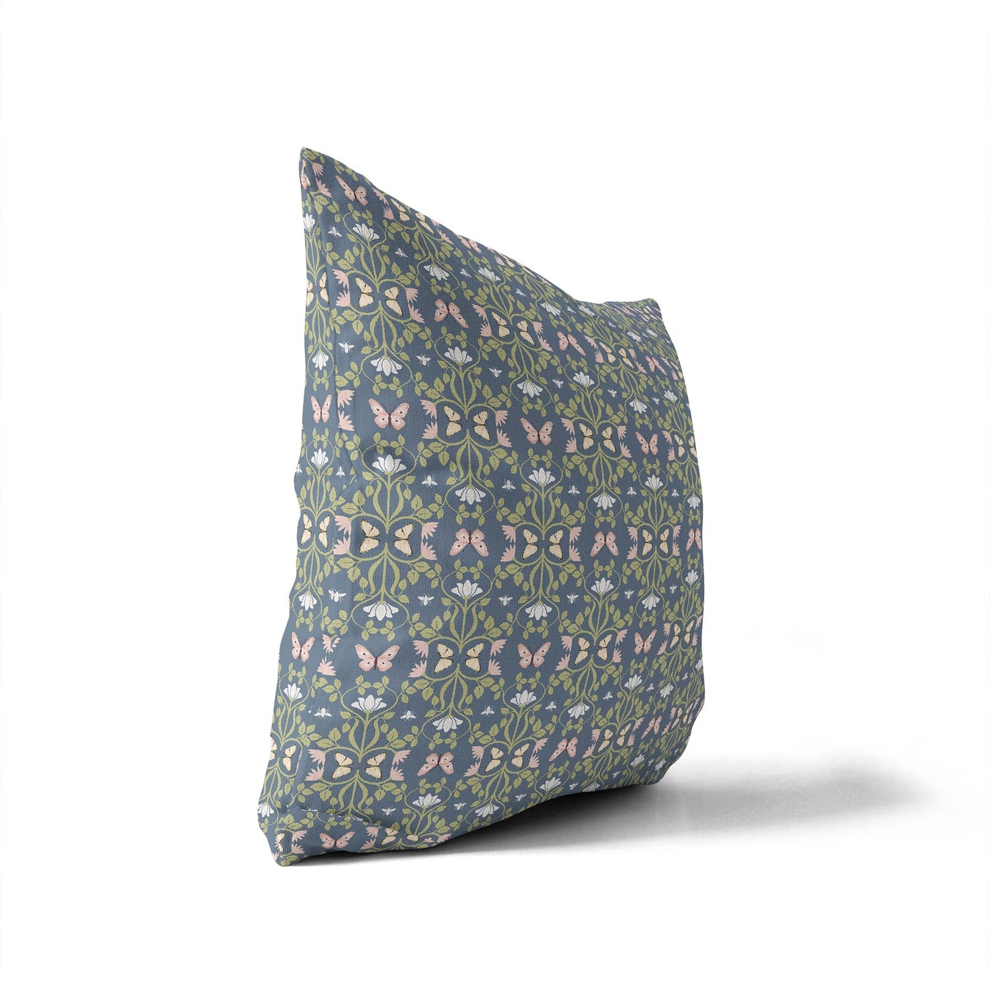 Bees & Butterflies Throw Pillow