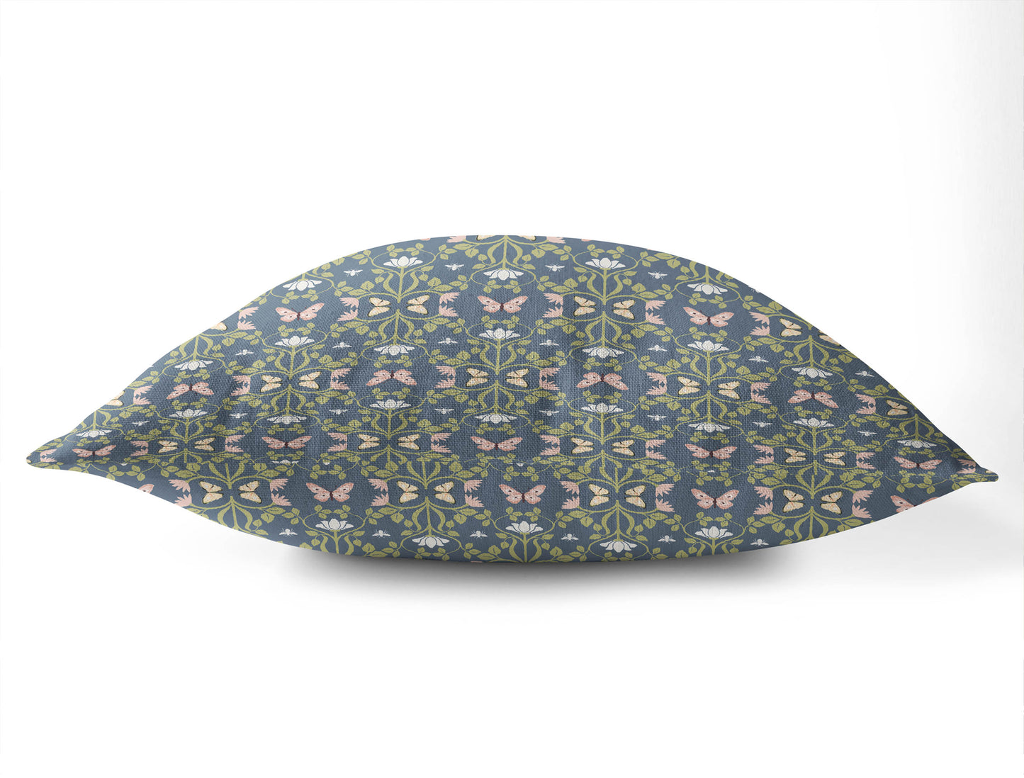Bees & Butterflies Throw Pillow