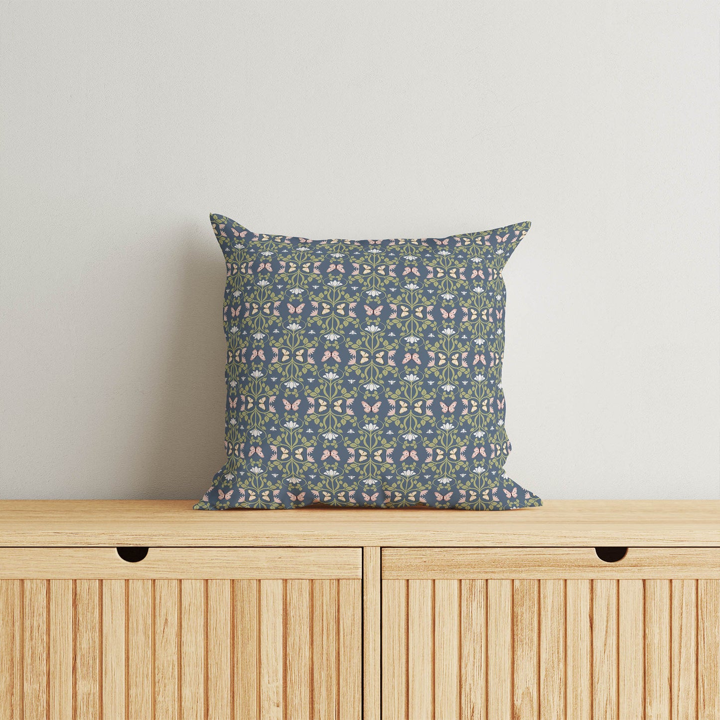 Bees & Butterflies Throw Pillow