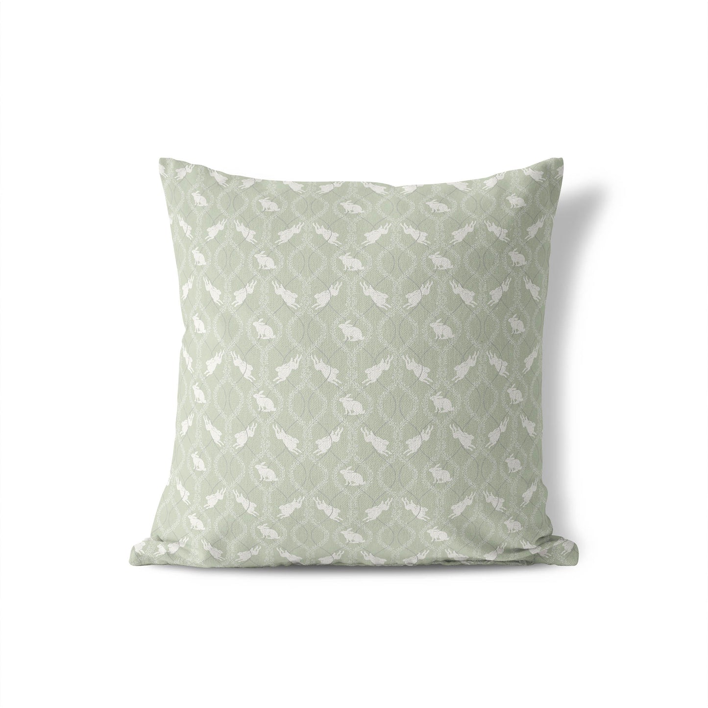 Nantucket Bunny Throw Pillow