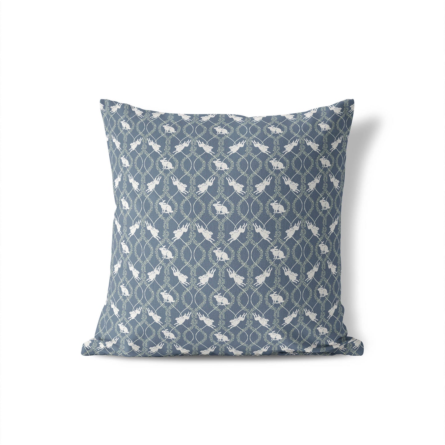 Nantucket Bunny Throw Pillow