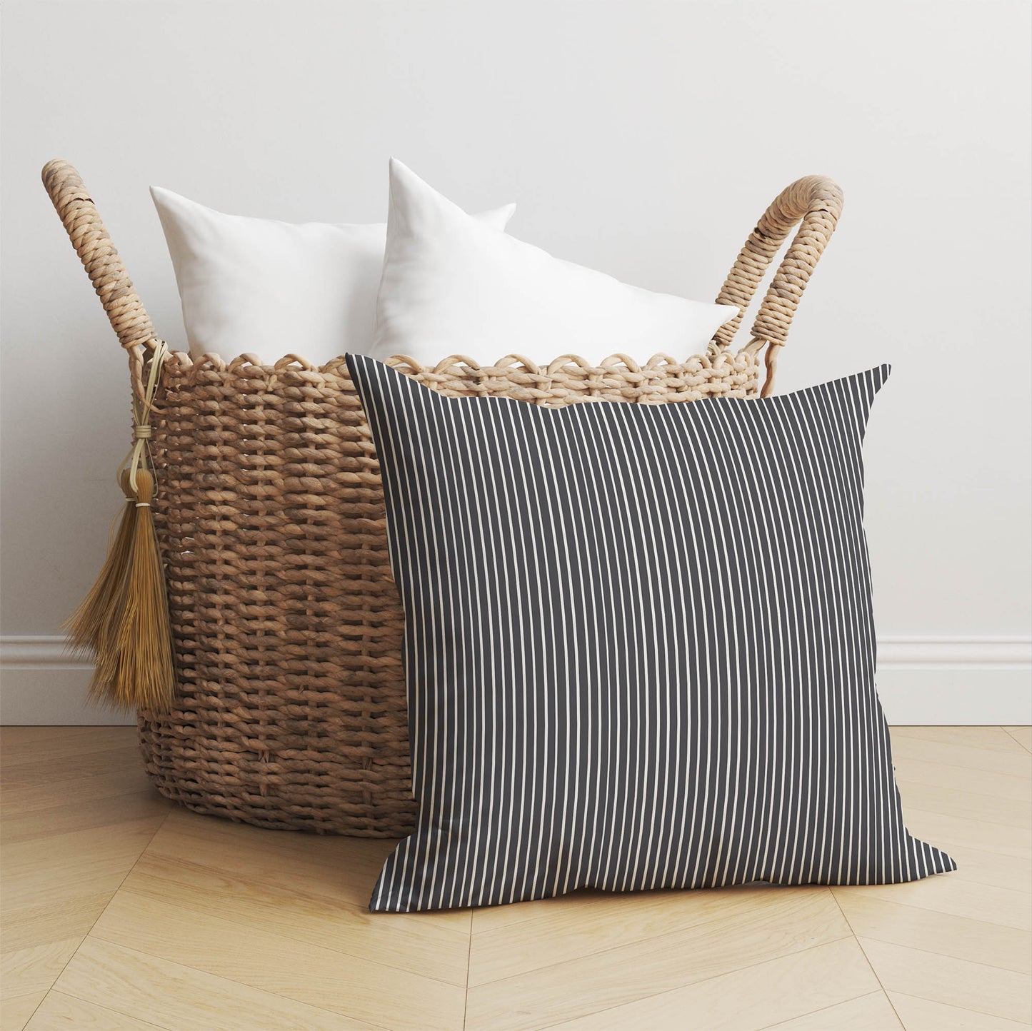 Random Stripes Throw Pillow