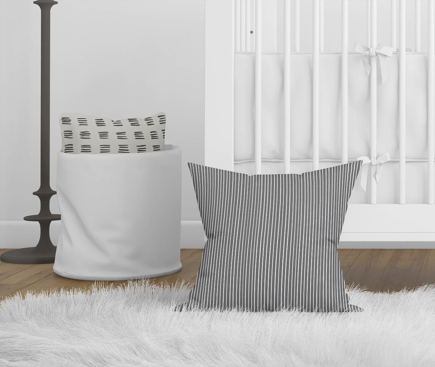 Random Stripes Throw Pillow