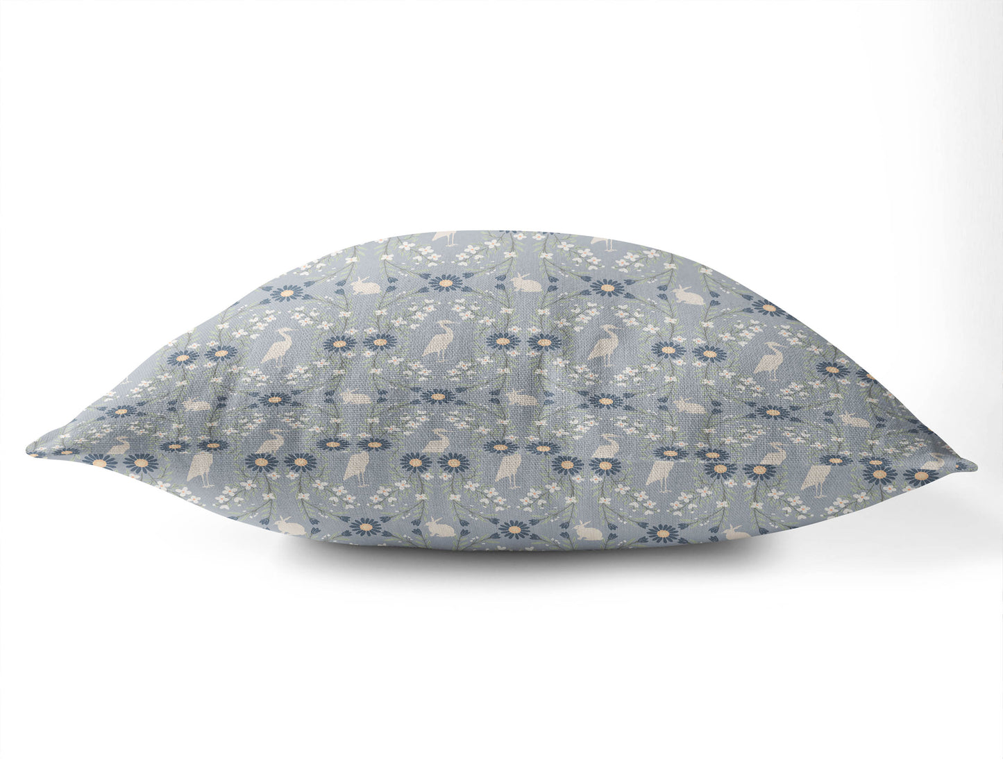 Storks & Bunnies Throw Pillow