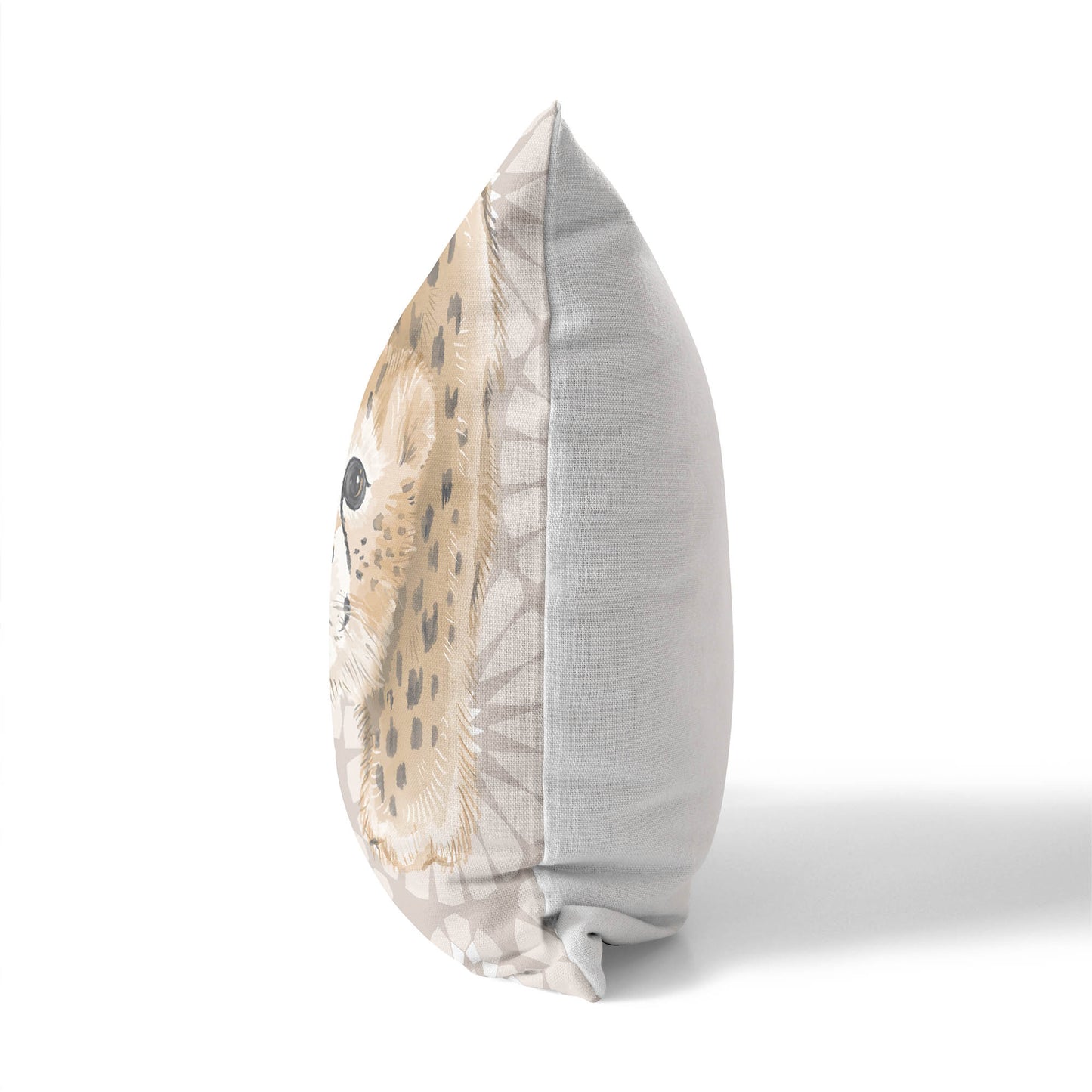 Lil Lying Leopard Tile Throw Pillow