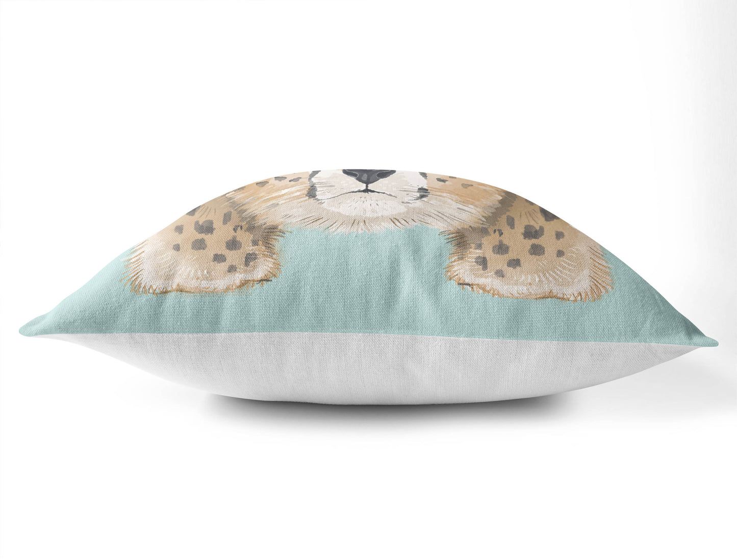 Lil Lying Leopard Throw Pillow