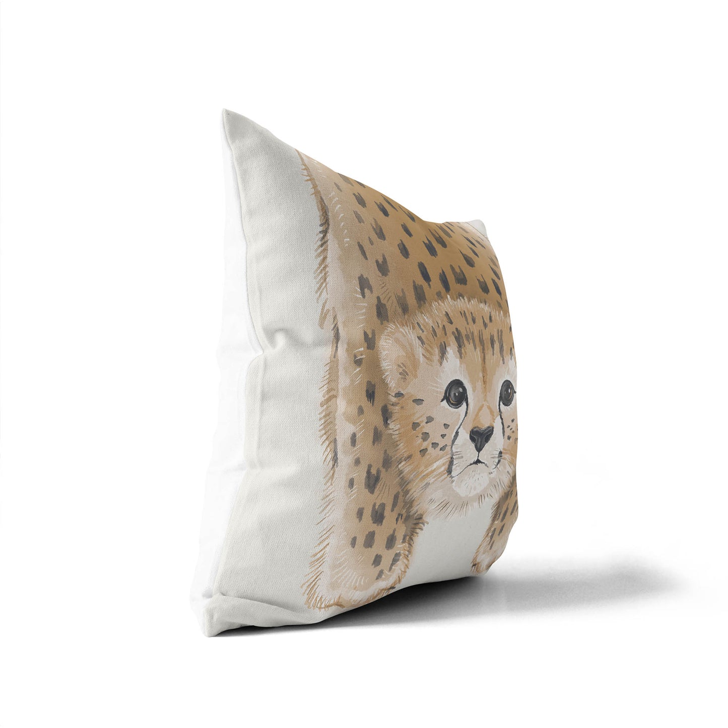Lil Lying Leopard Throw Pillow