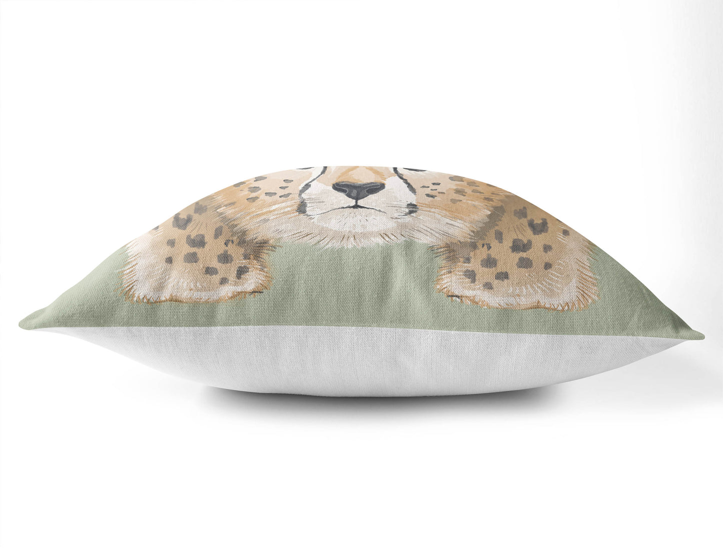 Lil Lying Leopard Throw Pillow