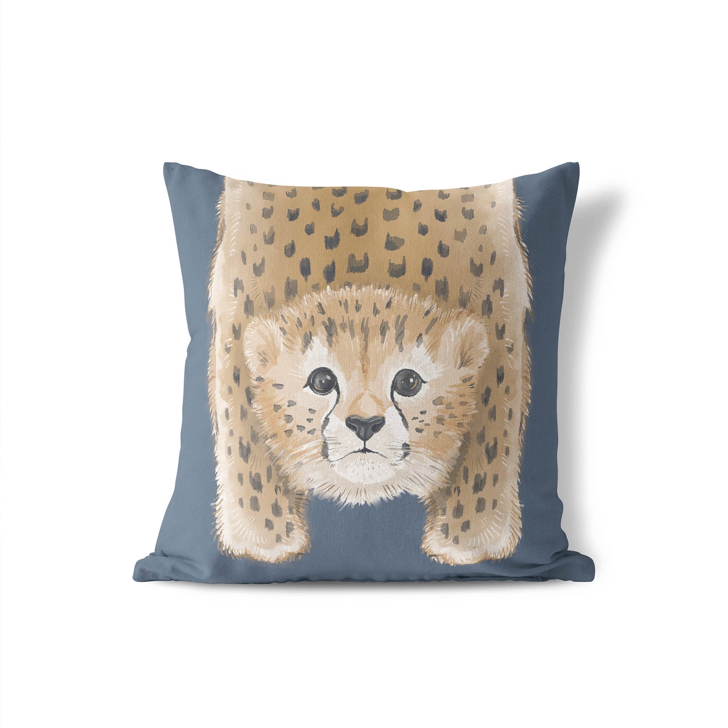 Lil Lying Leopard Throw Pillow