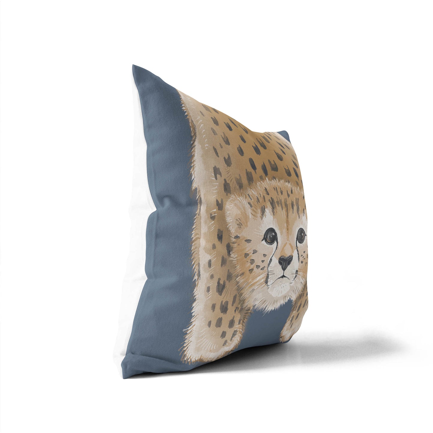 Lil Lying Leopard Throw Pillow