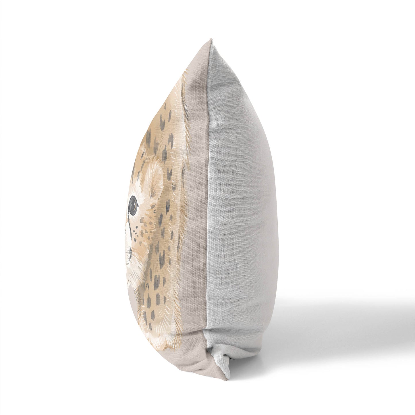 Lil Lying Leopard Throw Pillow