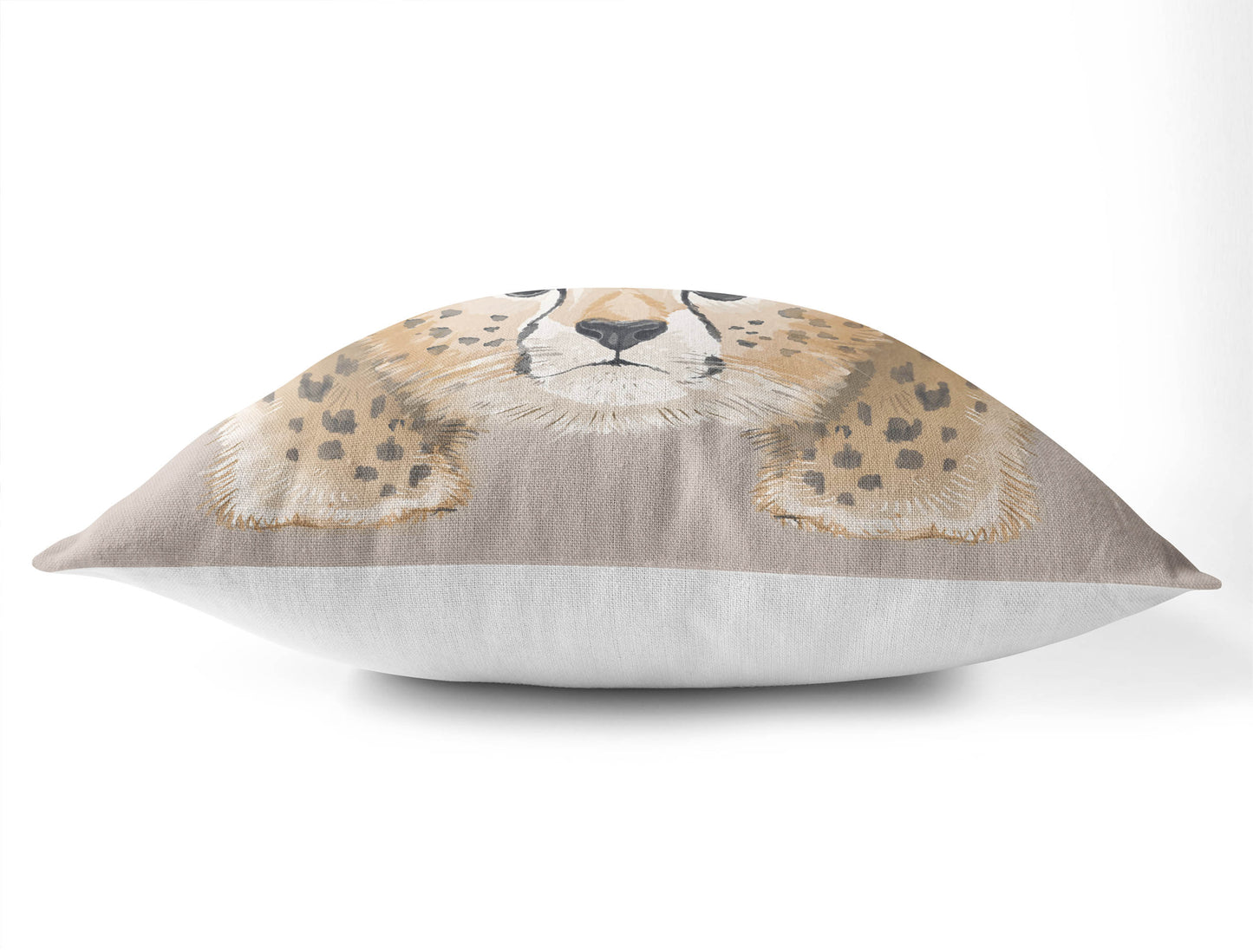 Lil Lying Leopard Throw Pillow