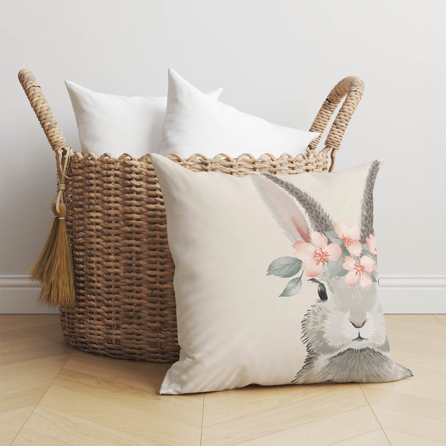 Bunny Throw Pillow