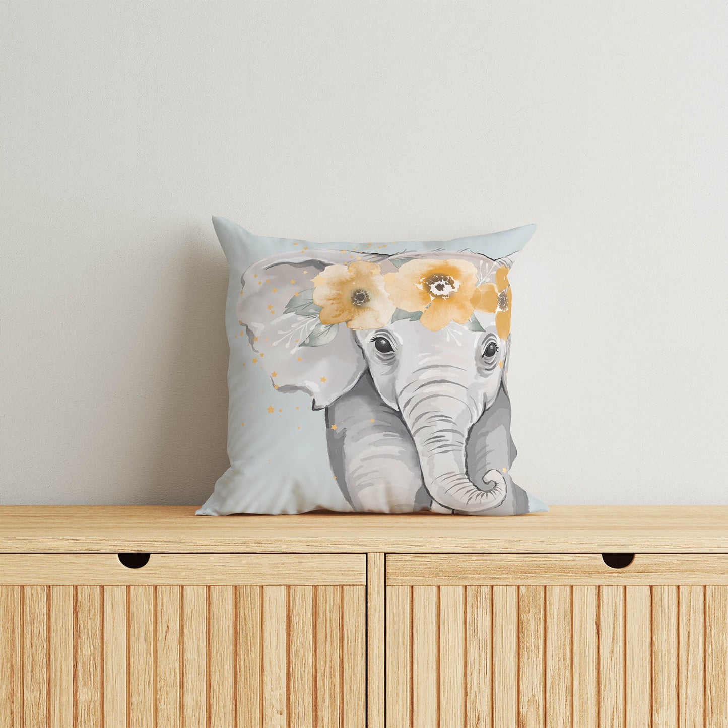 Elephant Throw Pillow