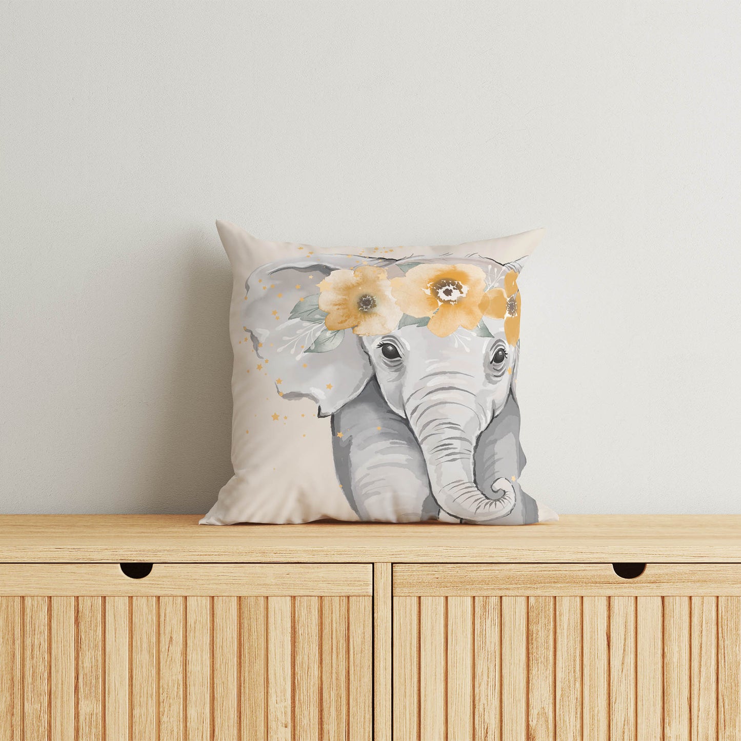 Elephant Throw Pillow