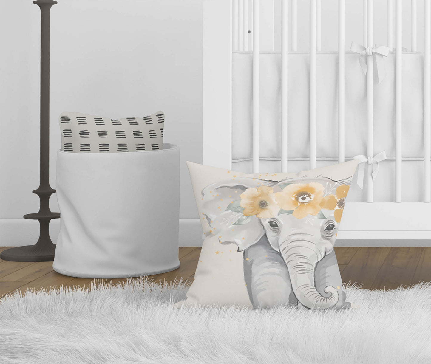 Elephant Throw Pillow
