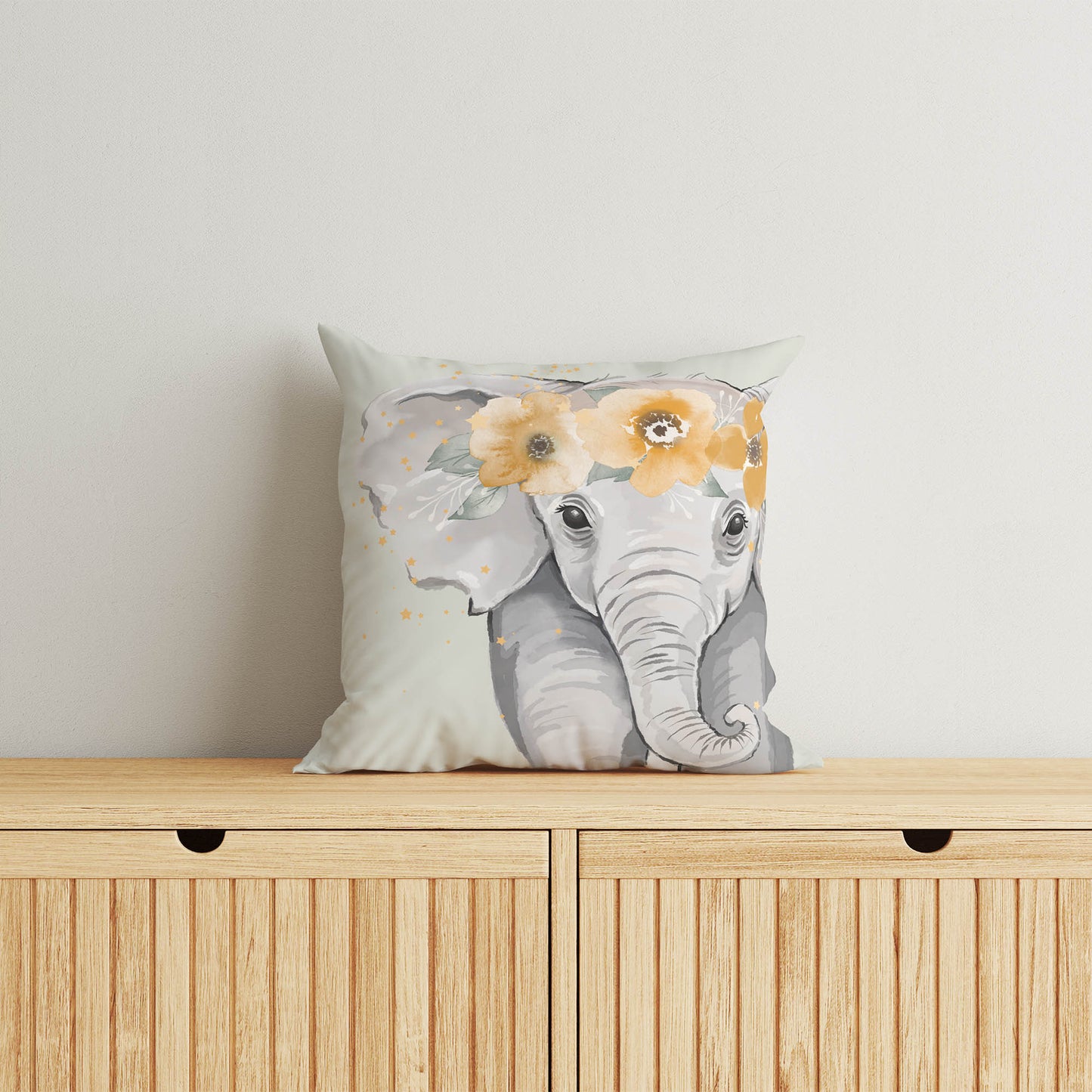Elephant Throw Pillow