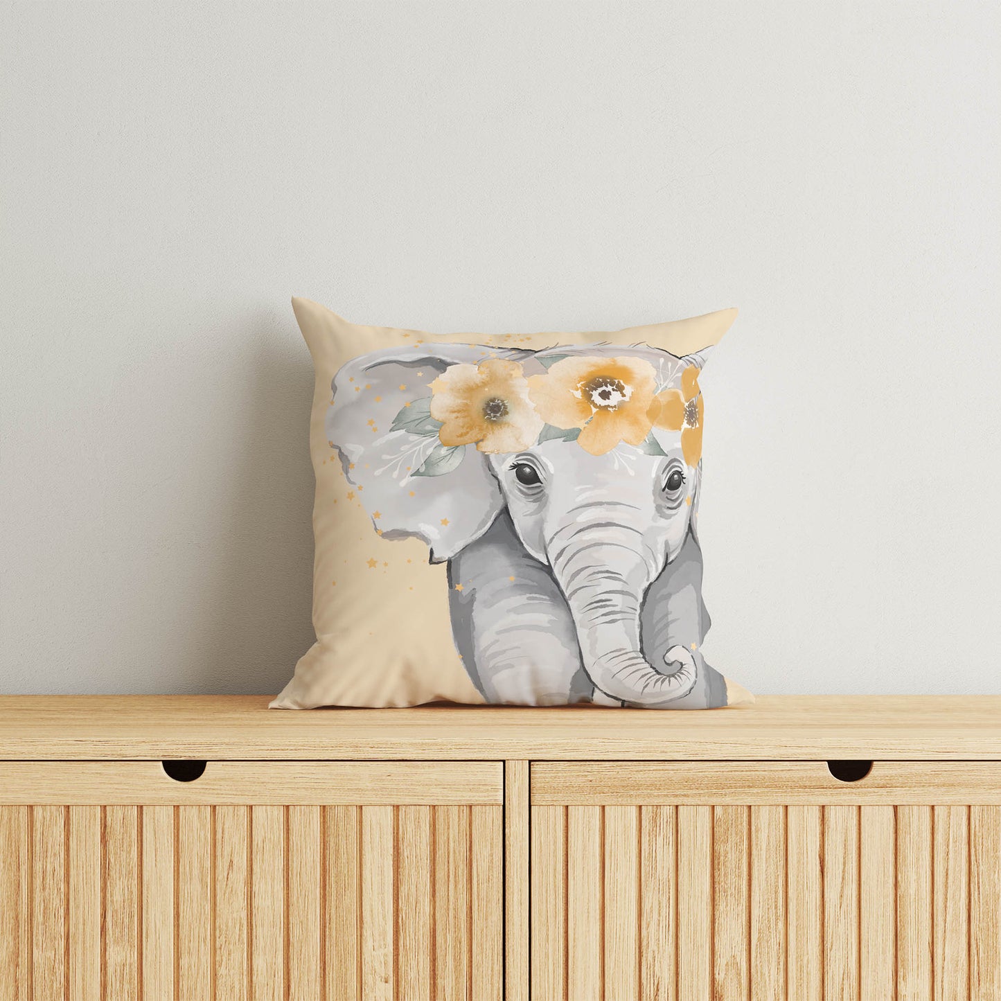 Elephant Throw Pillow