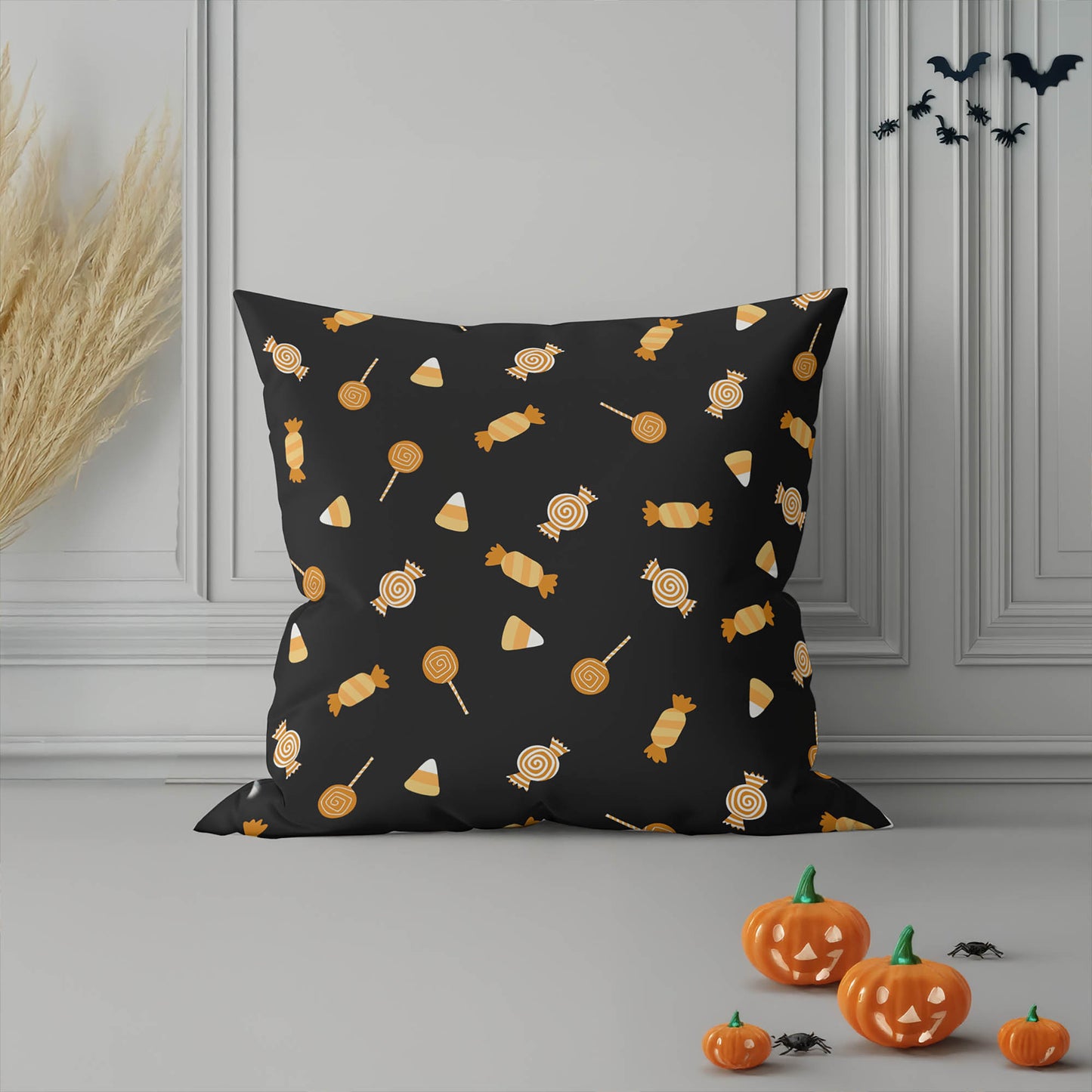 I want Candy Decorative Seasonal Throw Pillow