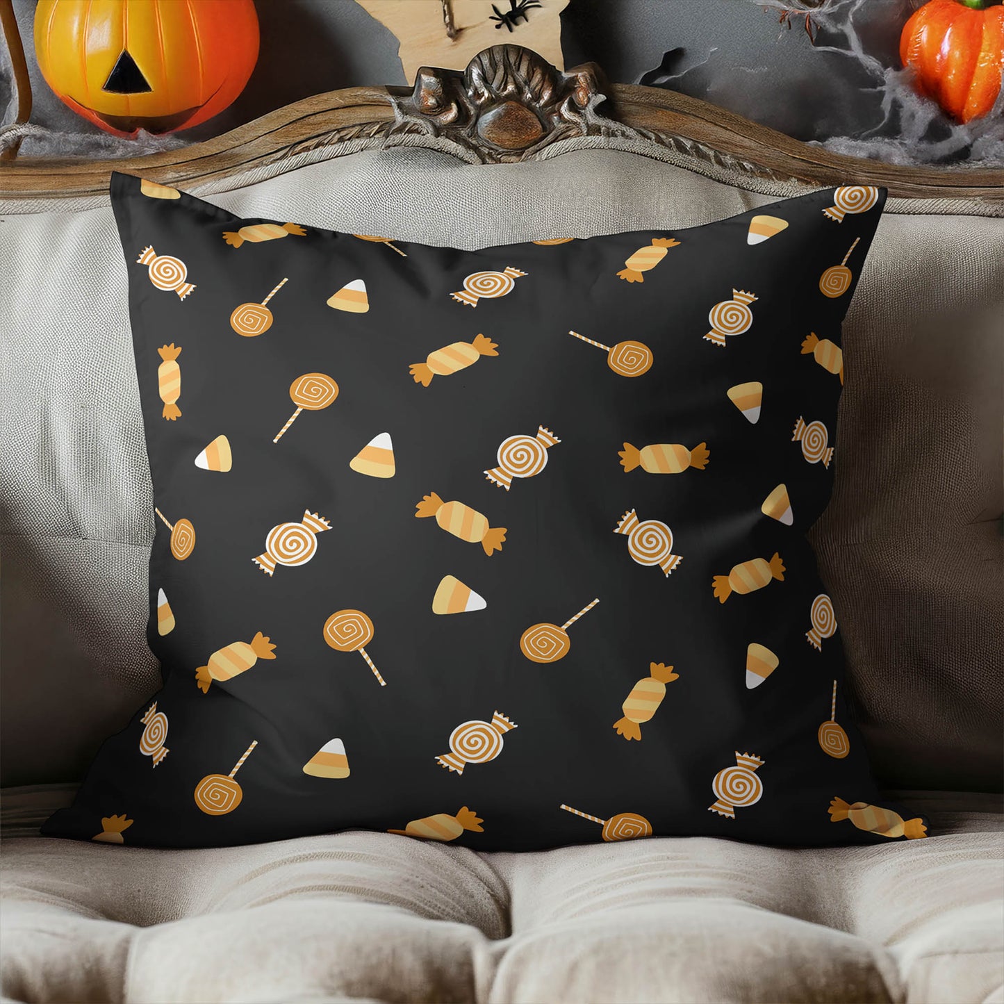 I want Candy Decorative Seasonal Throw Pillow