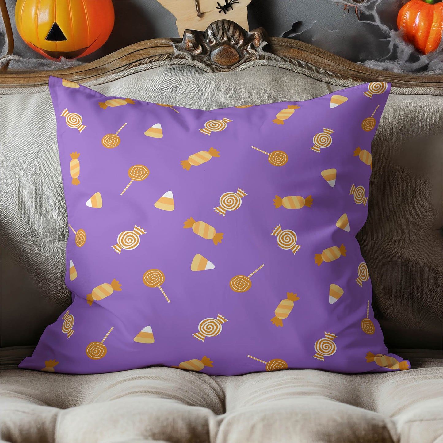 I want Candy Decorative Seasonal Throw Pillow