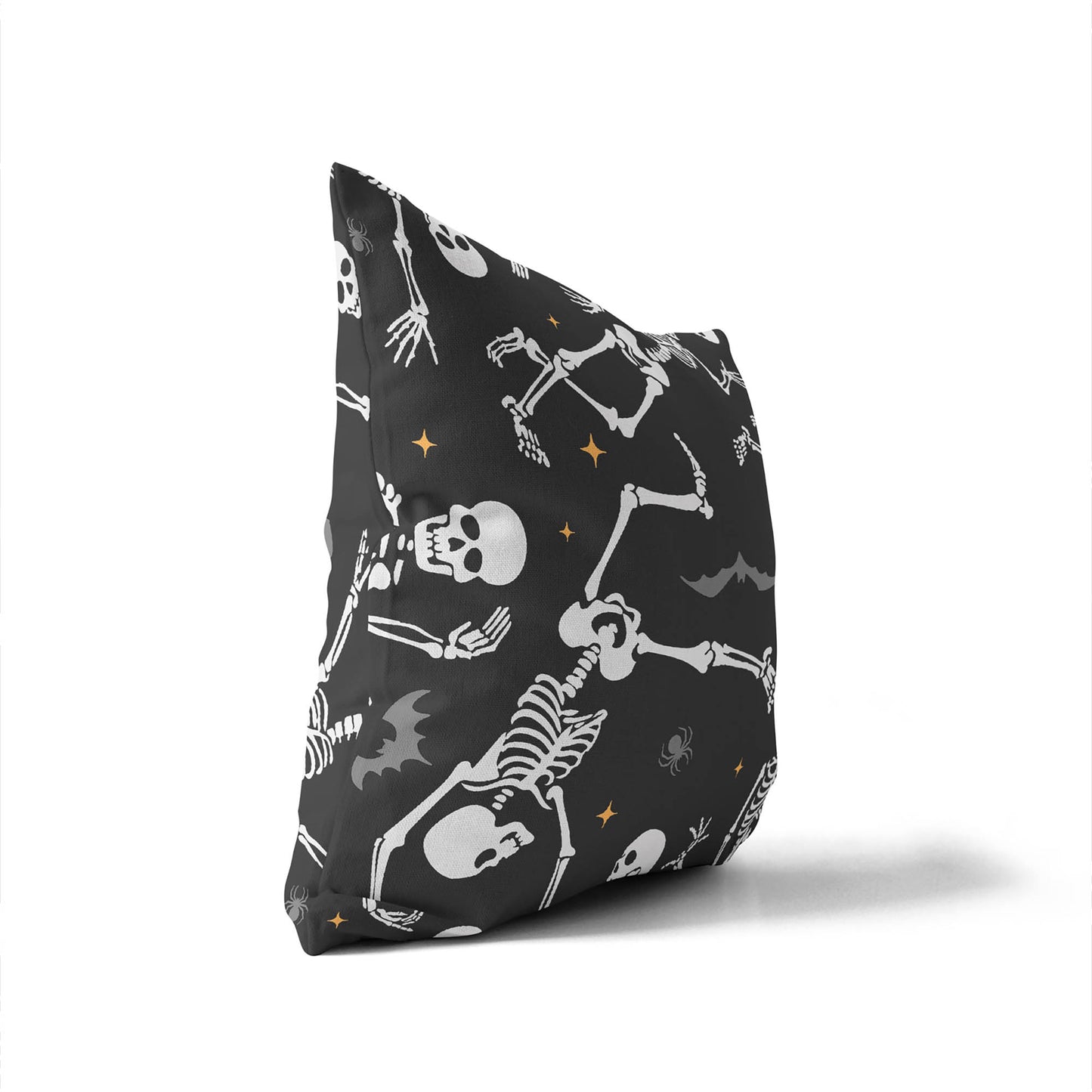 Skeleton Boogie Decorative Seasonal Throw Pillow
