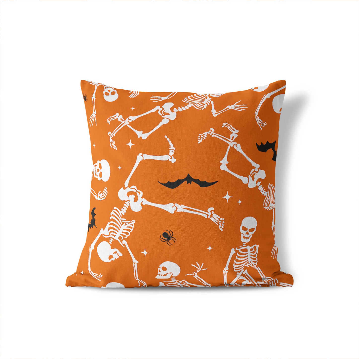 Skeleton Boogie Decorative Seasonal Throw Pillow