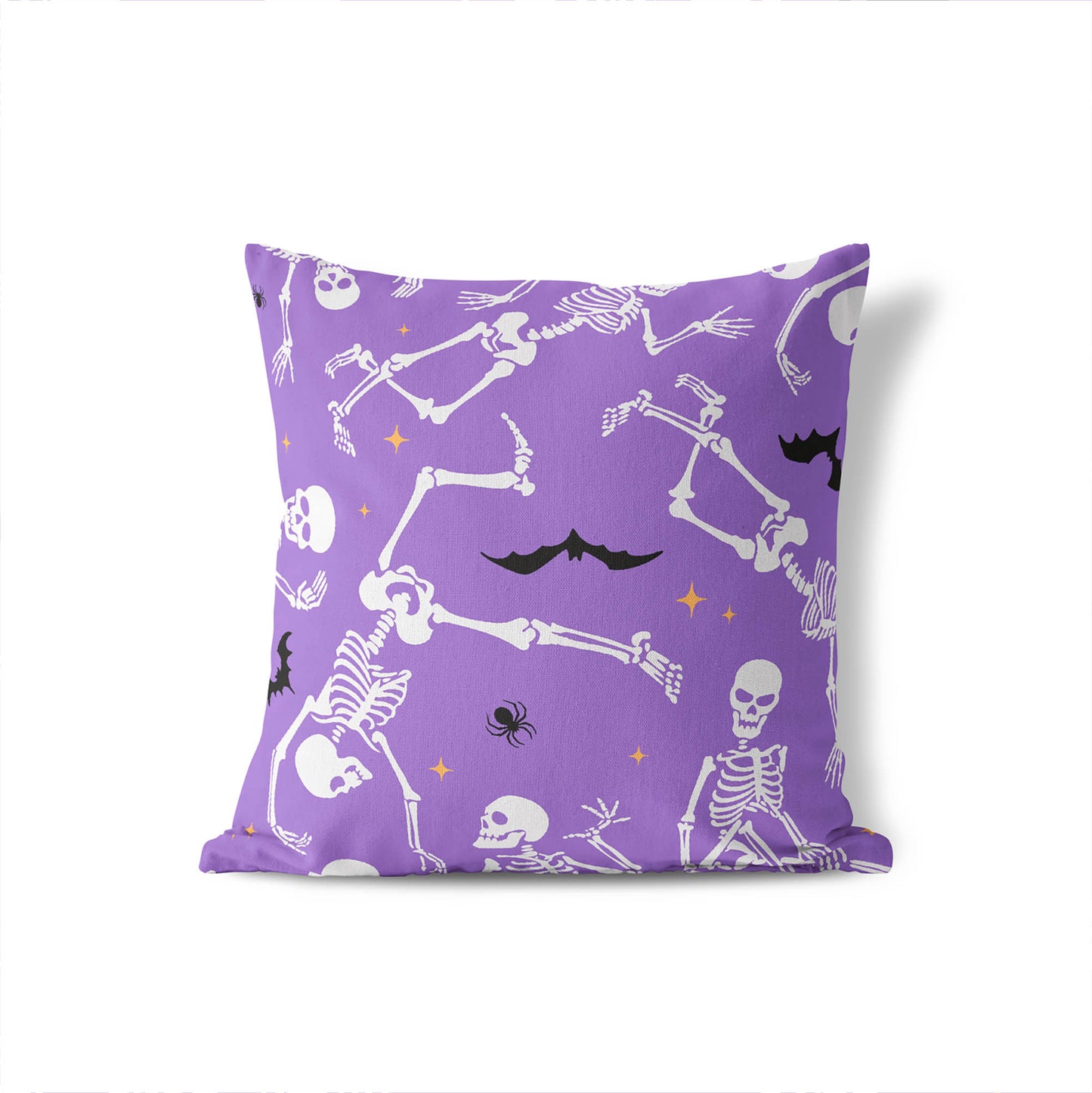 Skeleton Boogie Decorative Seasonal Throw Pillow