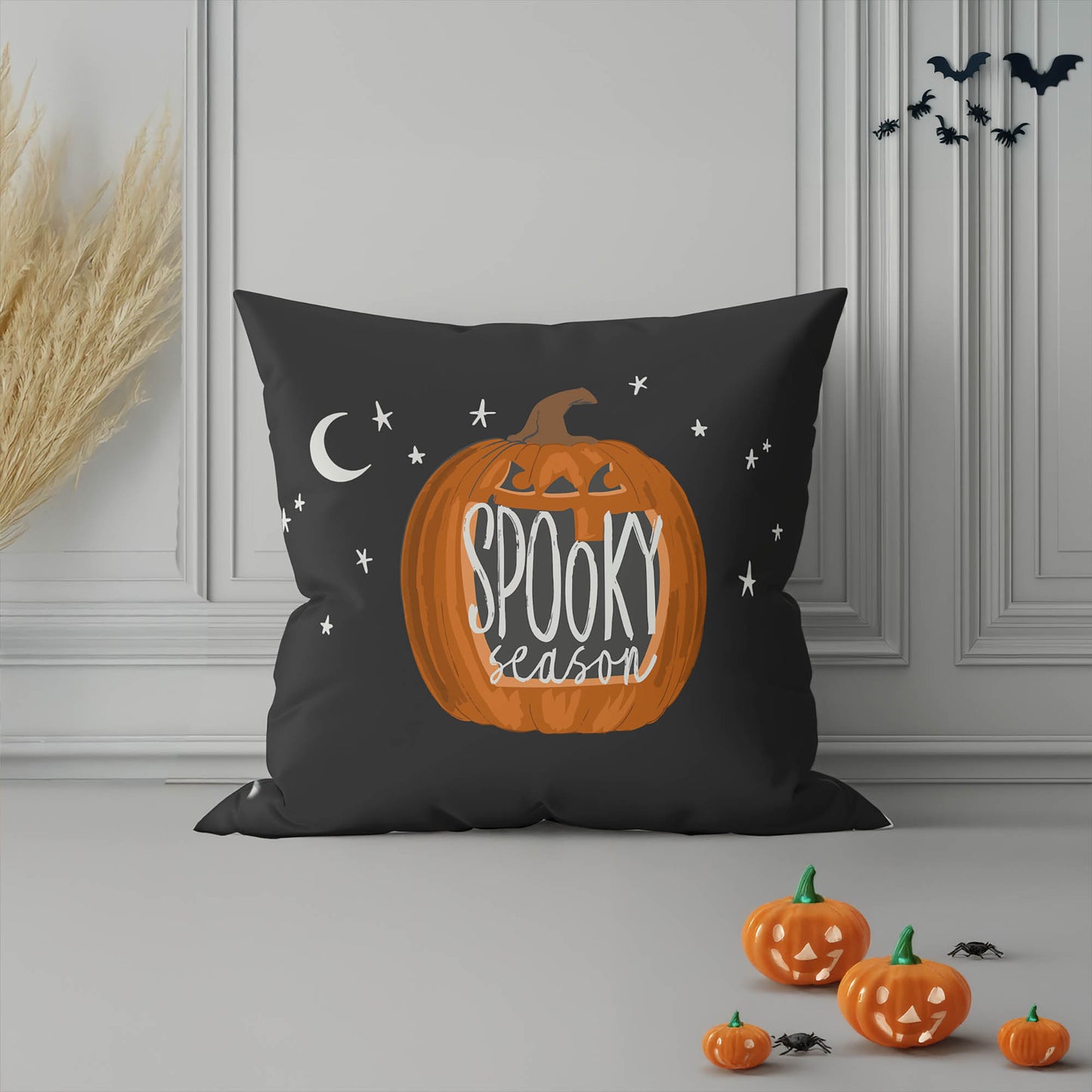 Spooky Season Decorative Seasonal Throw Pillow