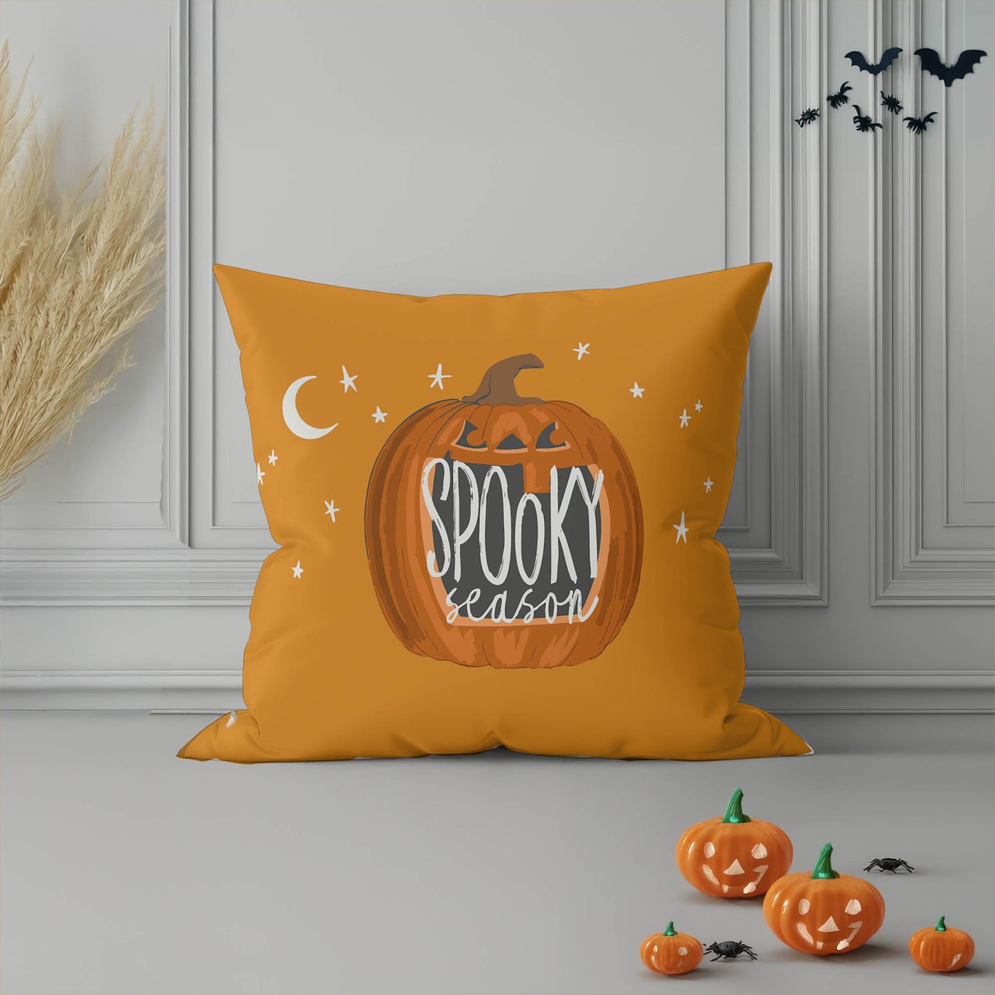 Spooky Season Decorative Seasonal Throw Pillow