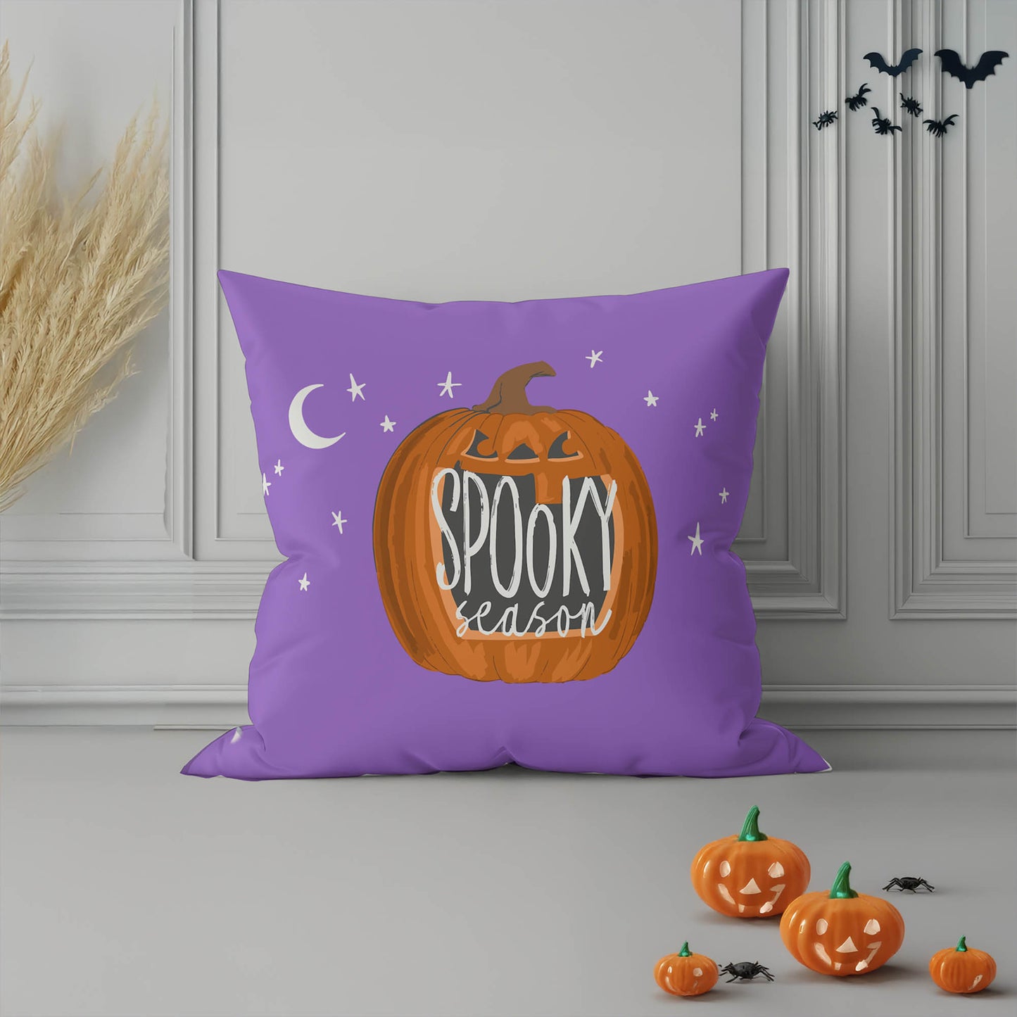 Spooky Season Decorative Seasonal Throw Pillow