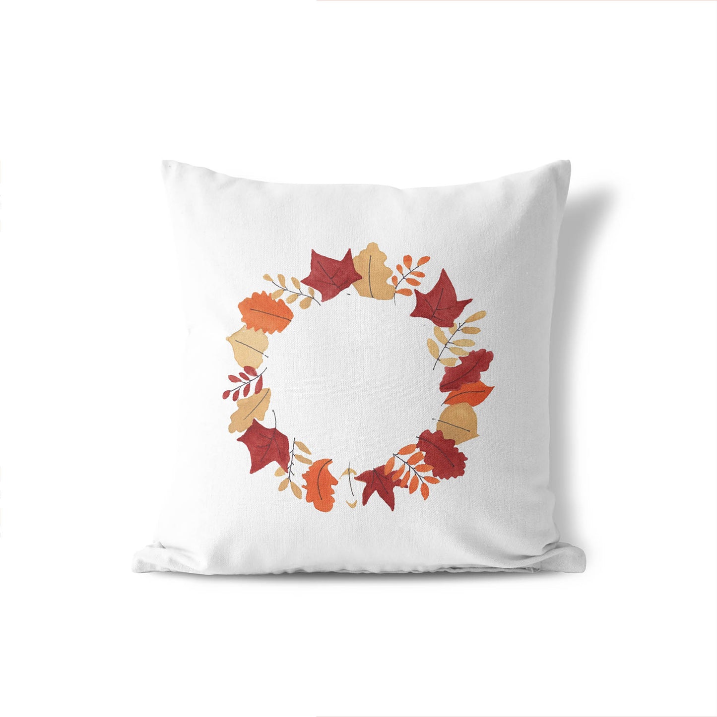 Autumn Ring Decorative Seasonal Throw Pillow