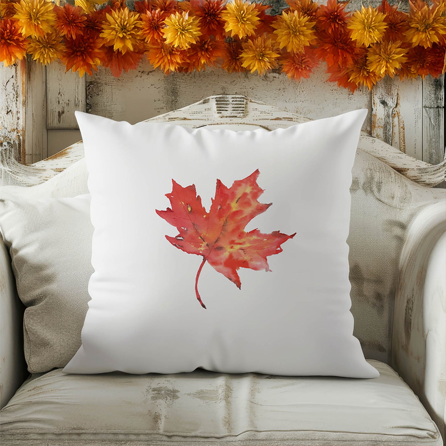 Fireleaf Decorative Seasonal Throw Pillow