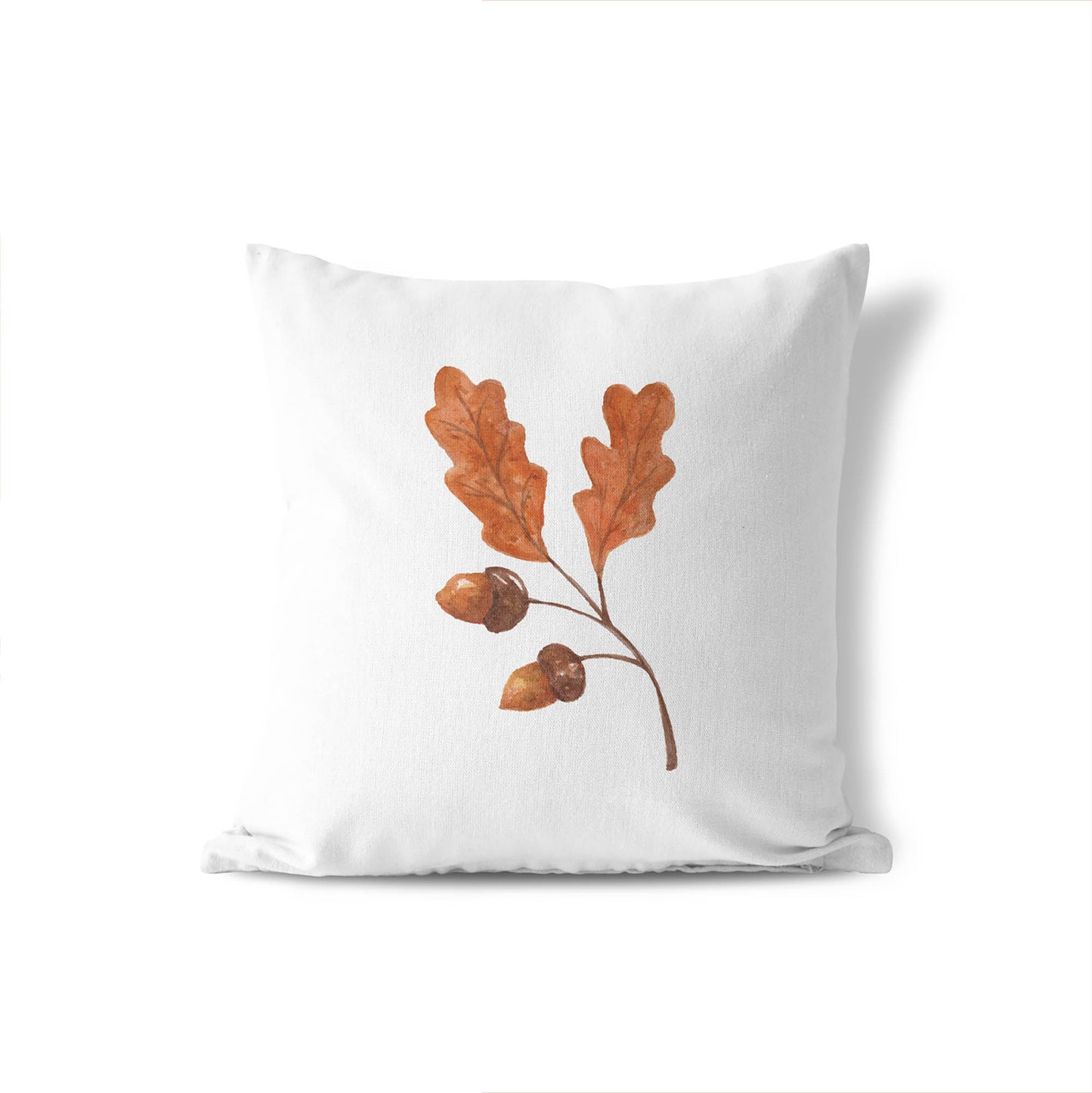 Oak & Acorn Decorative Seasonal Throw Pillow
