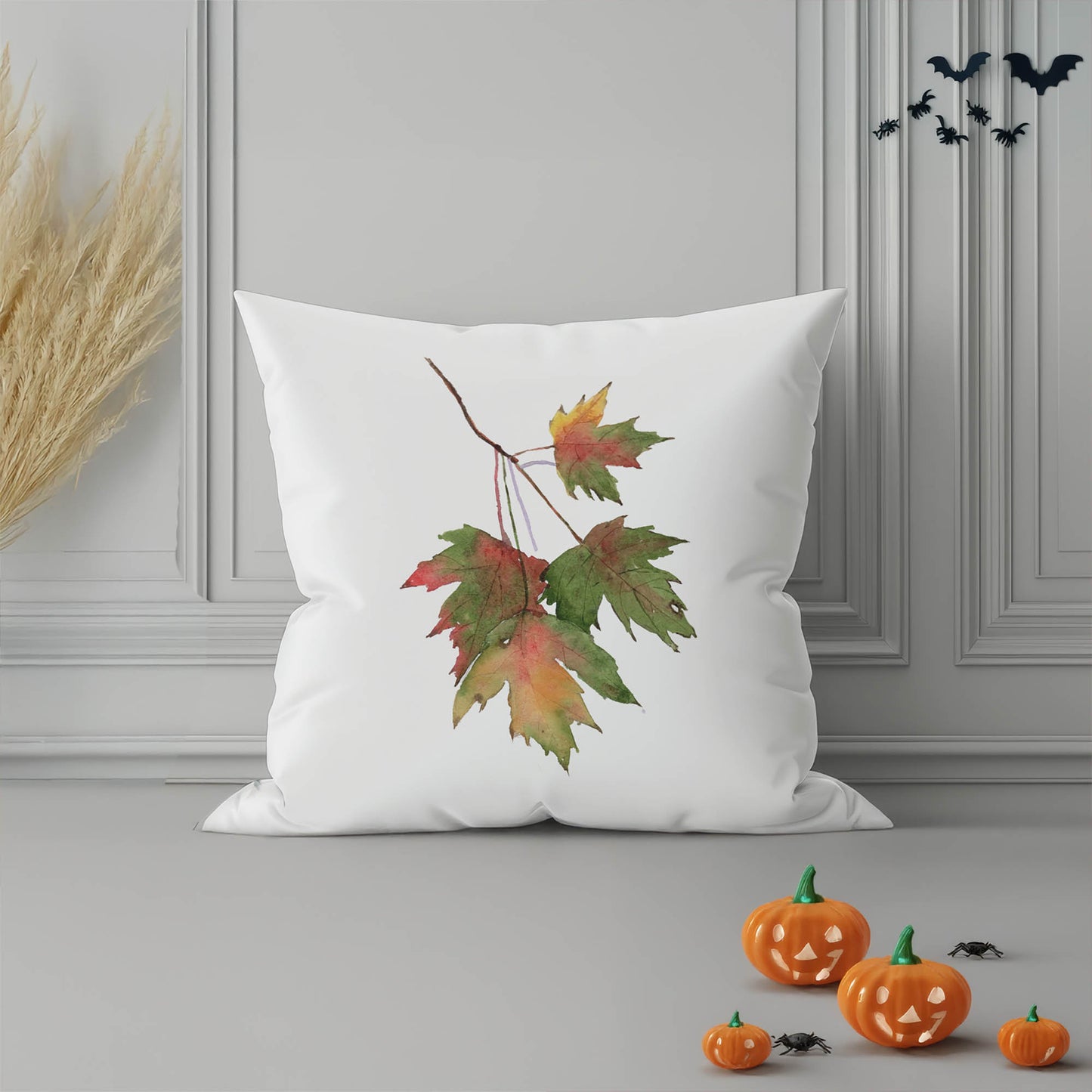 Turning Leaves Decorative Seasonal Throw Pillow
