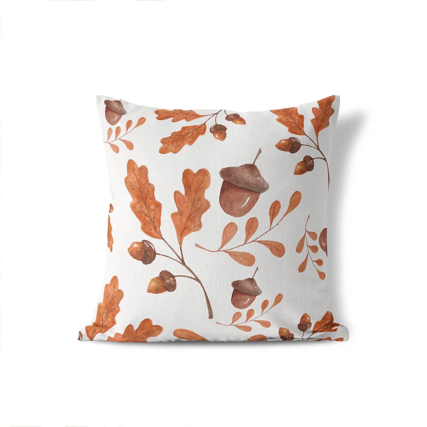 Acorn Flurry Decorative Seasonal Throw Pillow