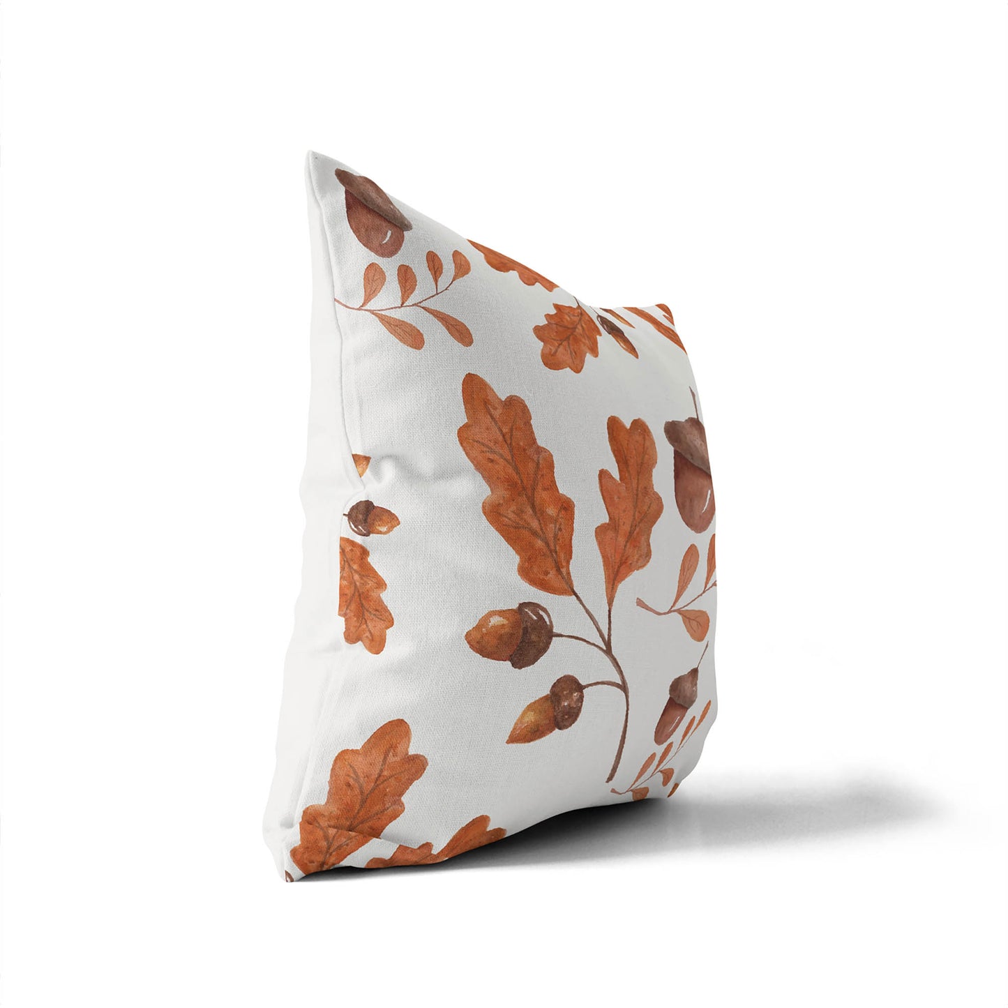 Acorn Flurry Decorative Seasonal Throw Pillow