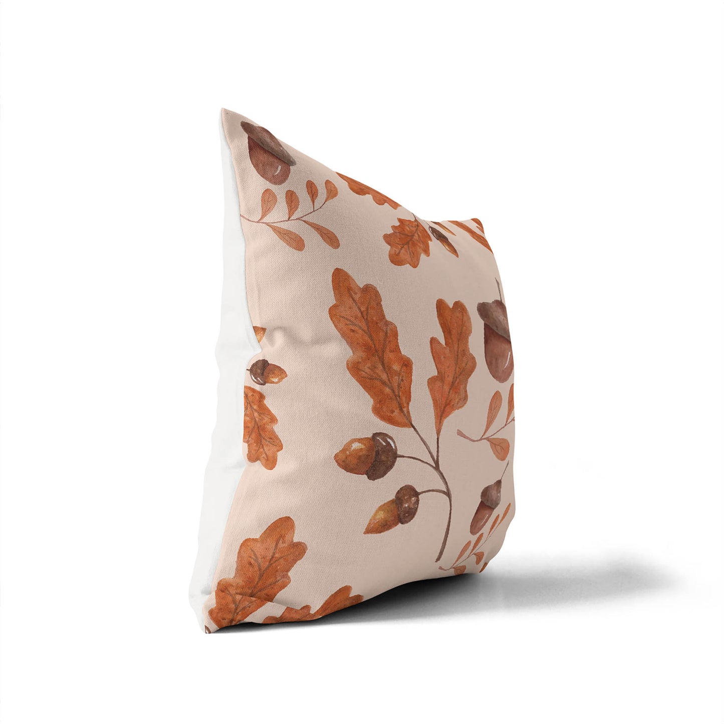 Acorn Flurry Decorative Seasonal Throw Pillow