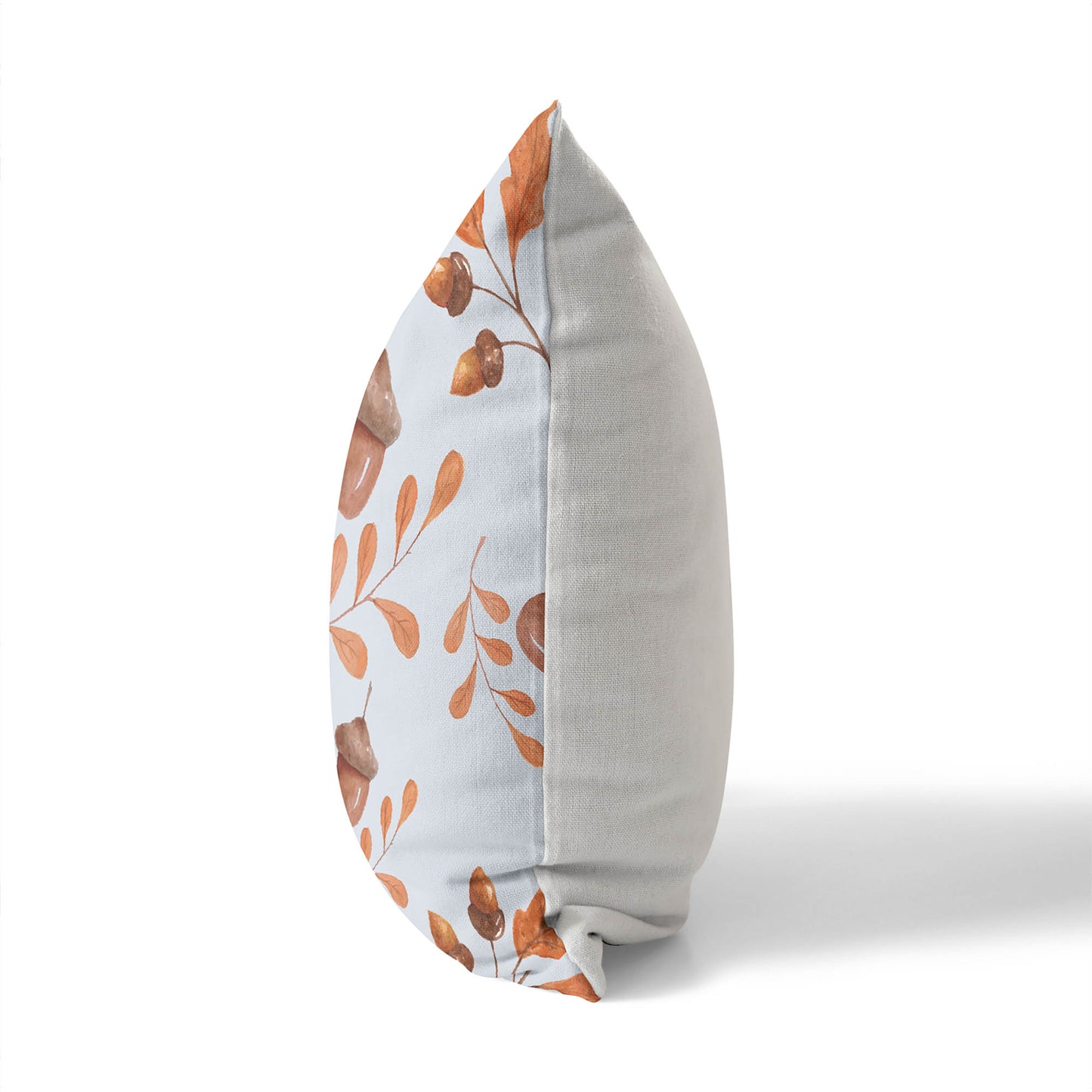 Acorn Flurry Decorative Seasonal Throw Pillow
